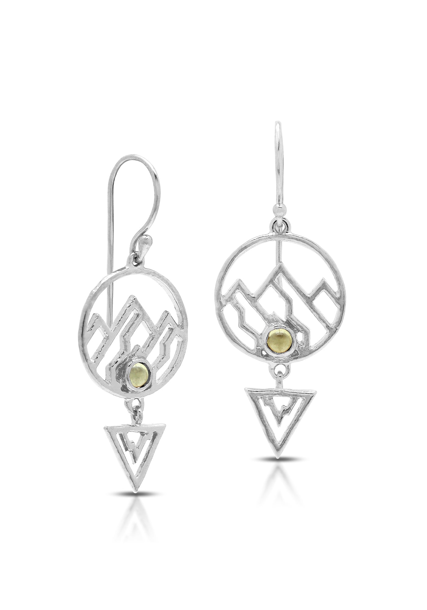 Earth Peridot Element Earrings
