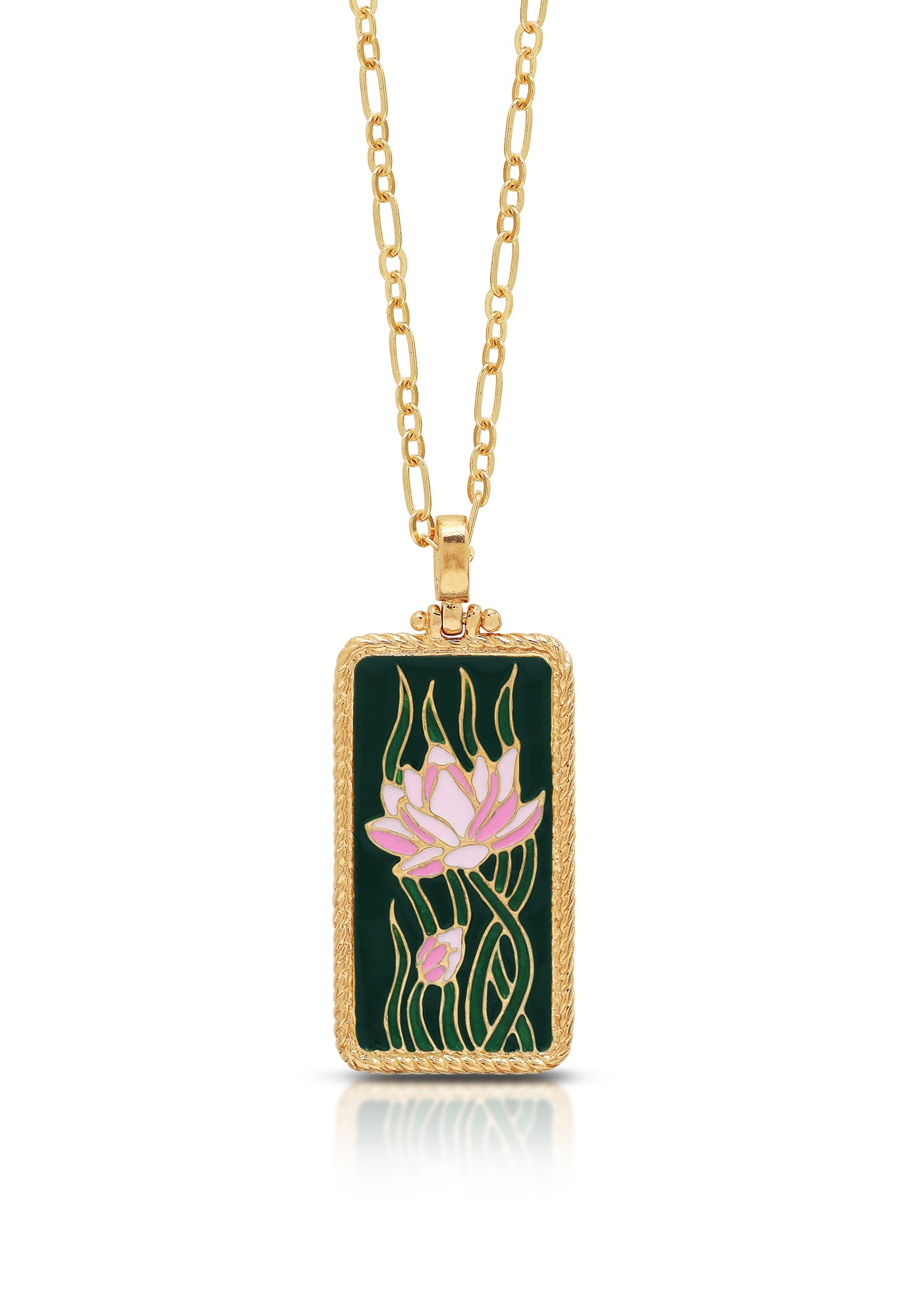 Every Flower Is A Soul Enamel Necklace