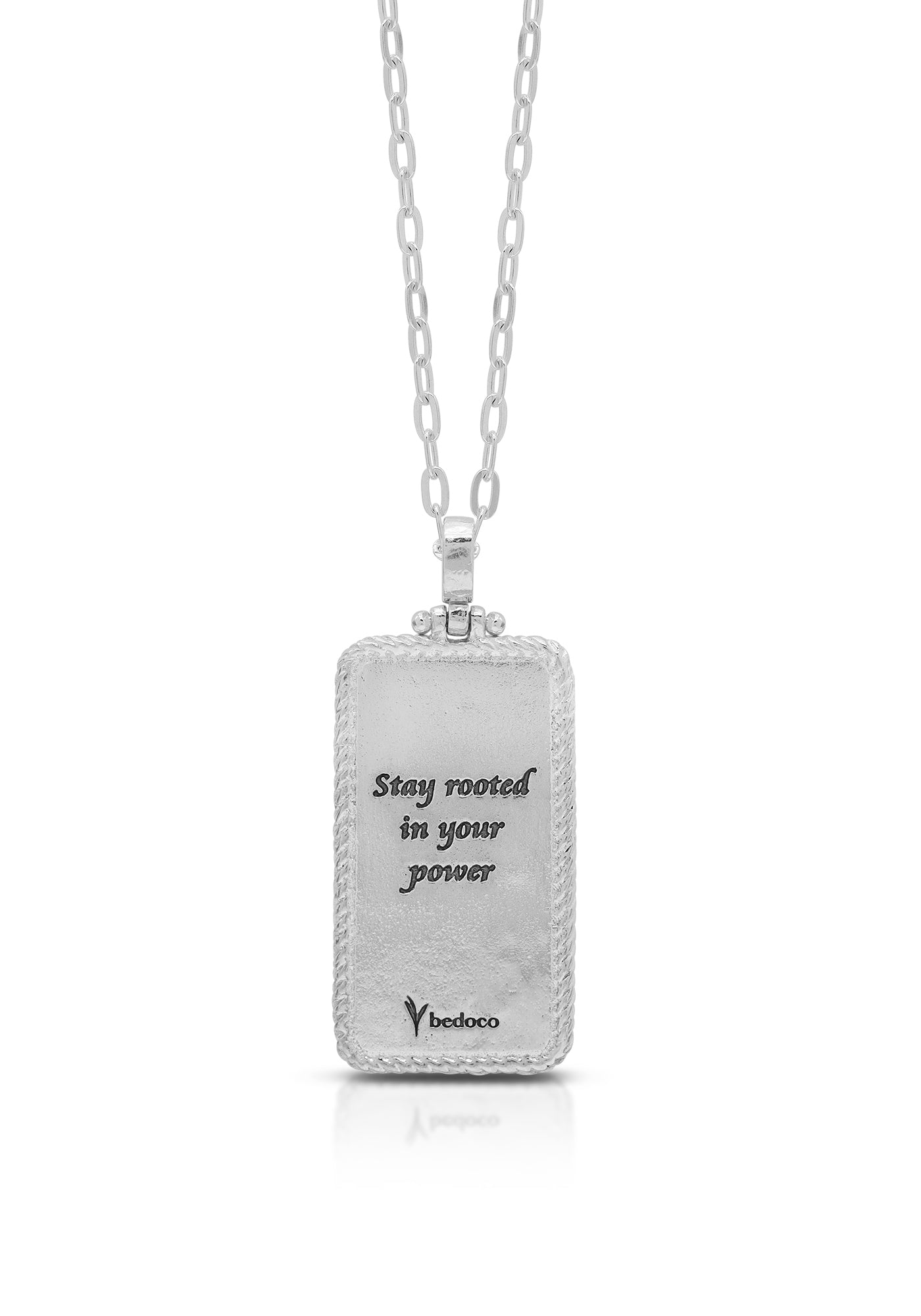 Stay Rooted Enamel Necklace