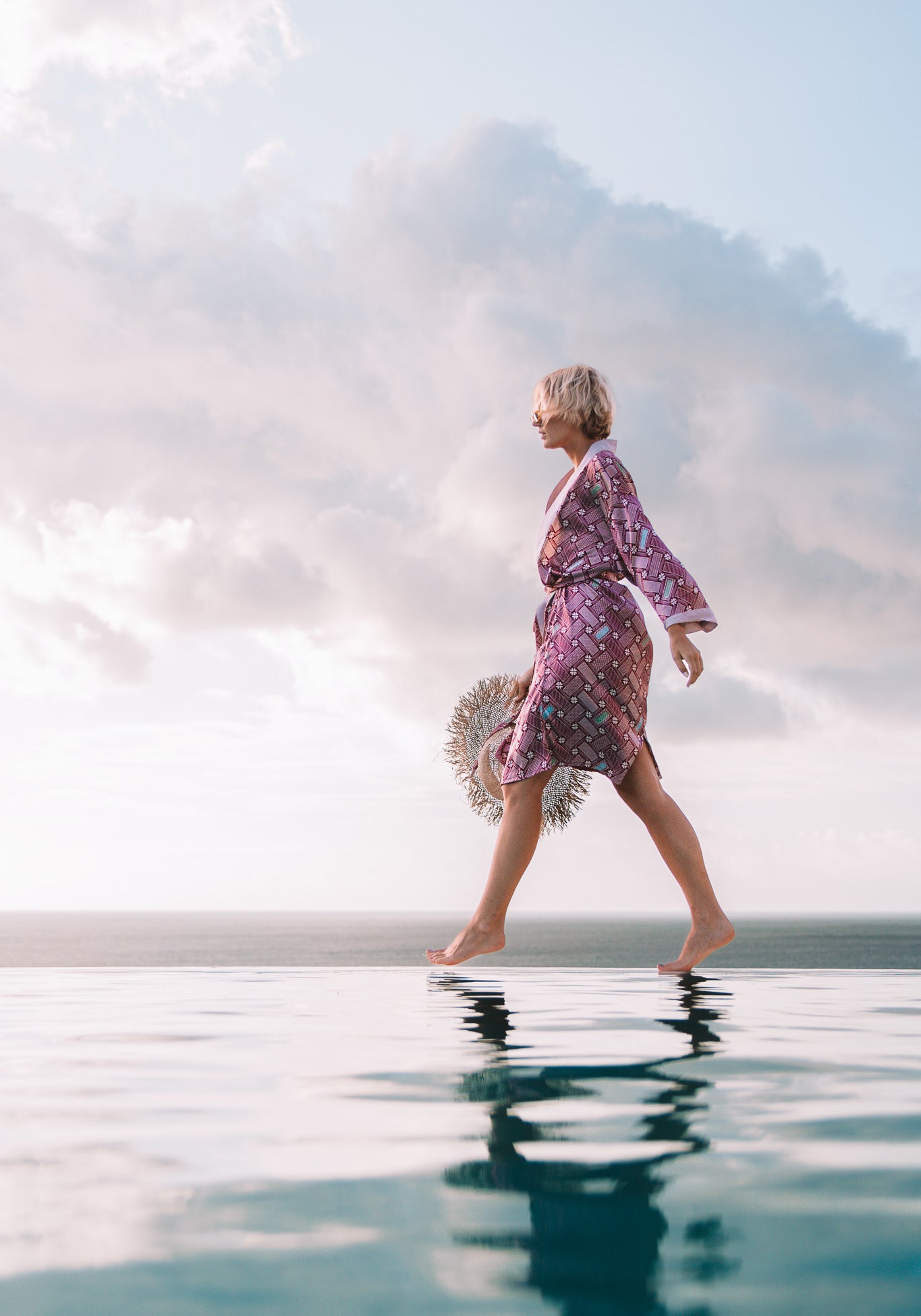 The Budaya Kimono - Pink Batik