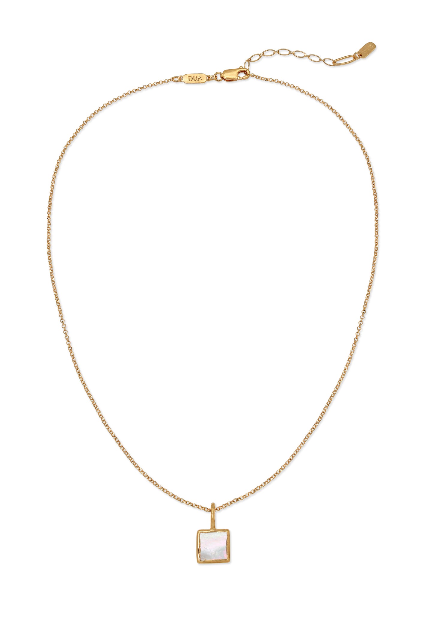 Gold Mother Of Pearl Necklace