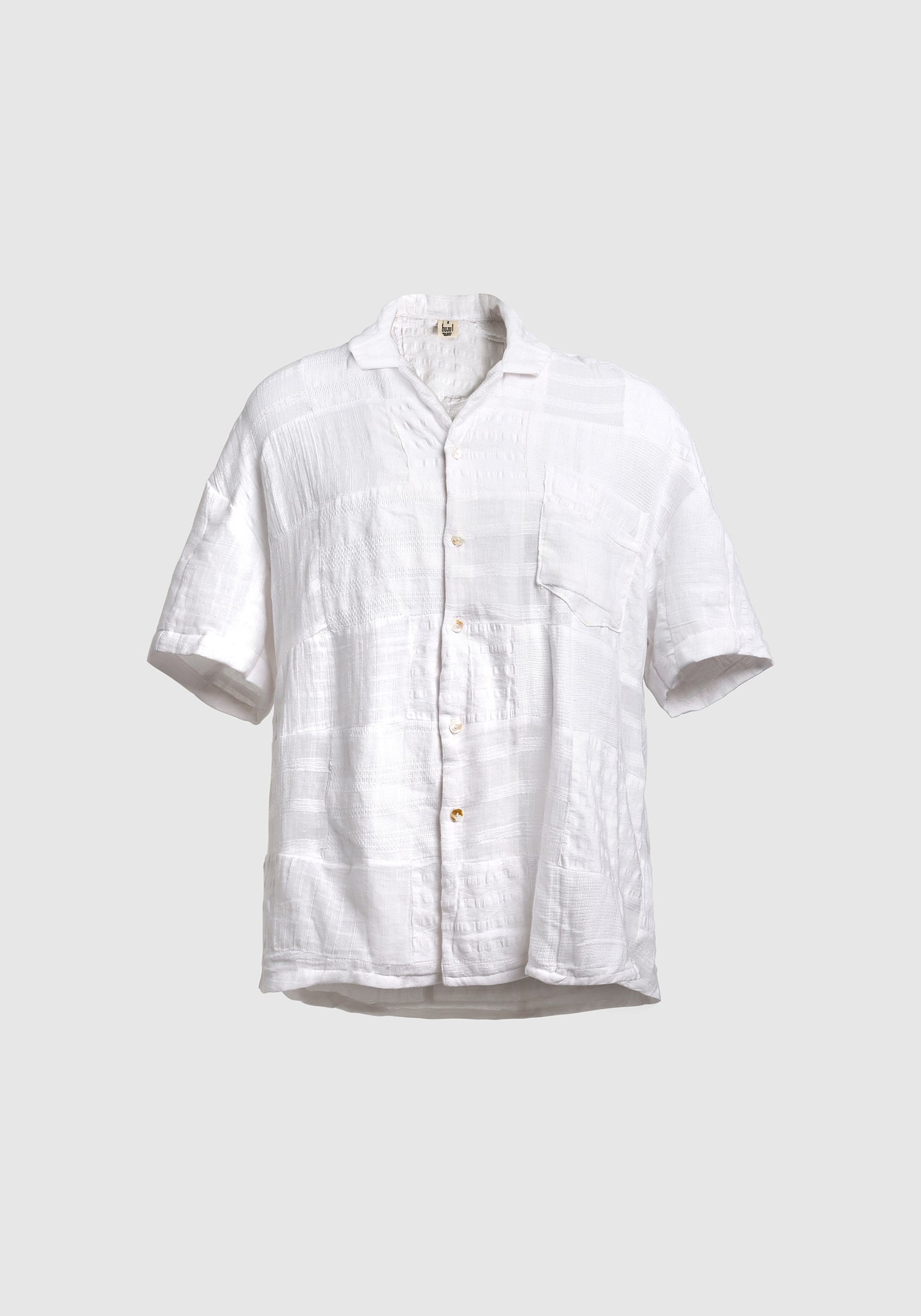 Shirt Textured Patchwork