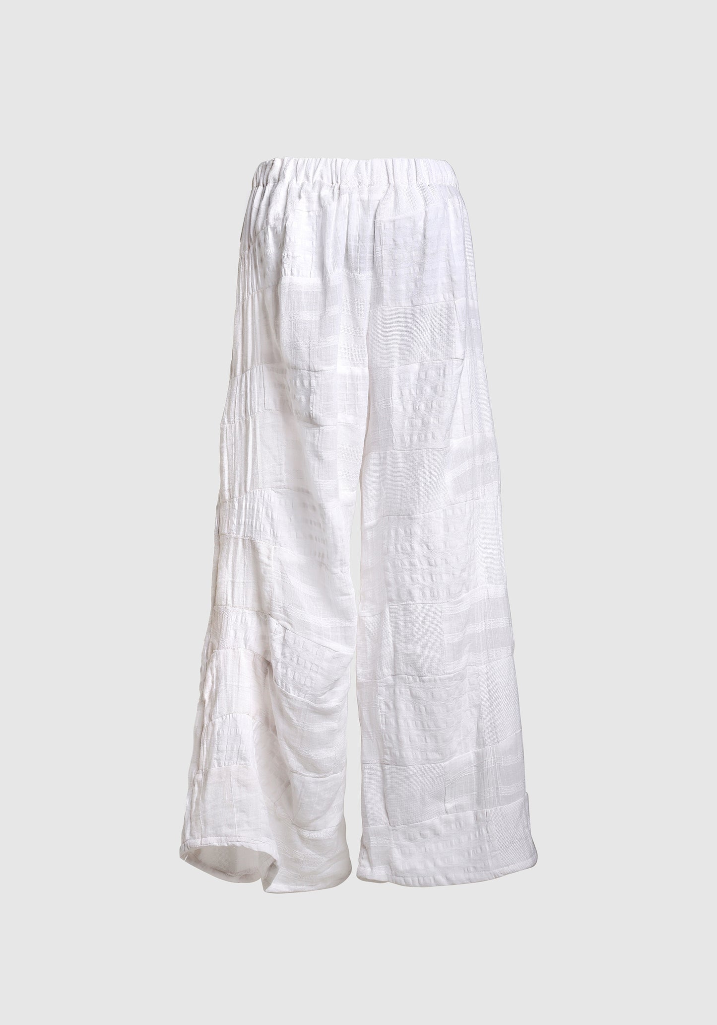 Long Pants Textured Patchwork