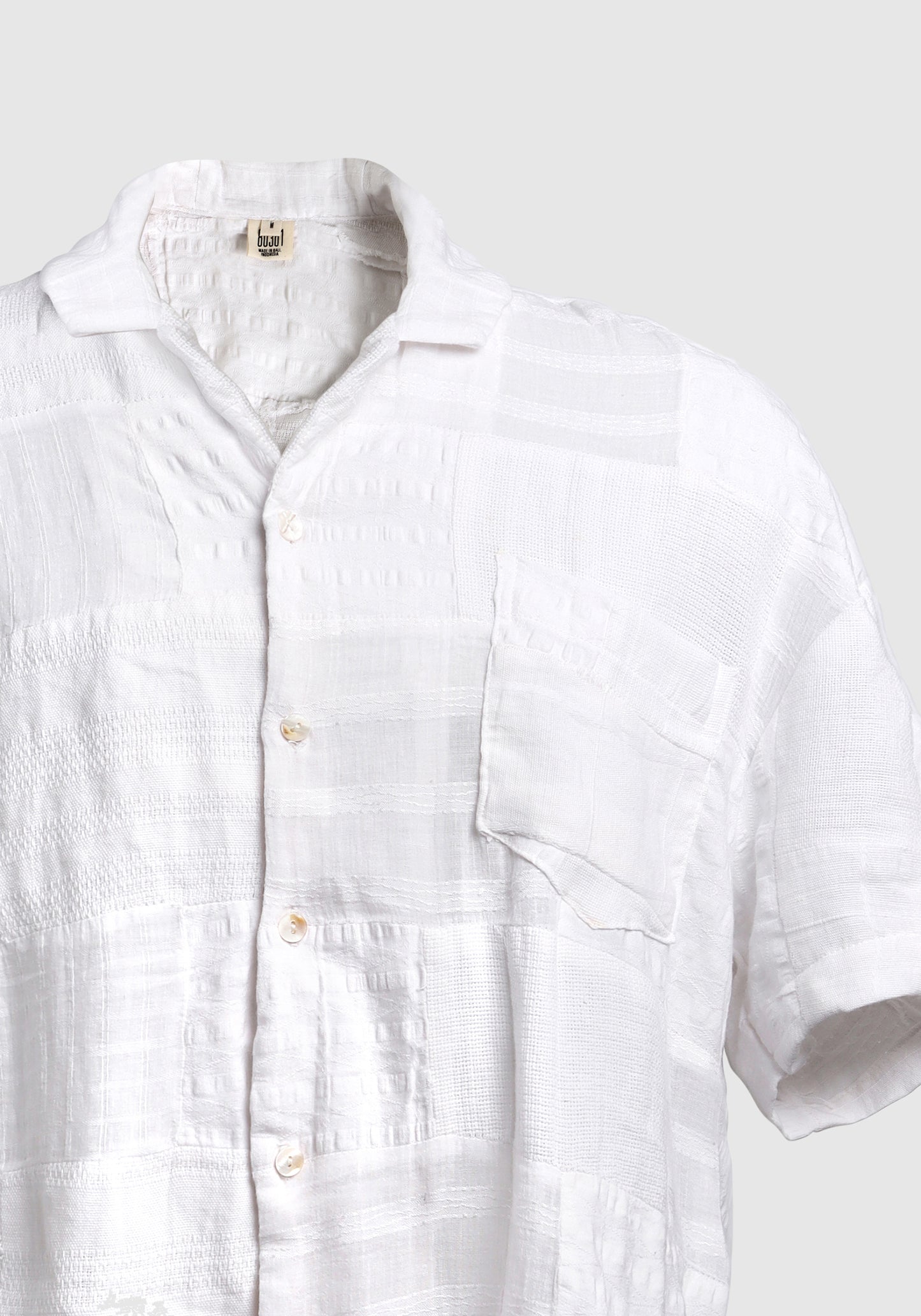 Shirt Textured Patchwork