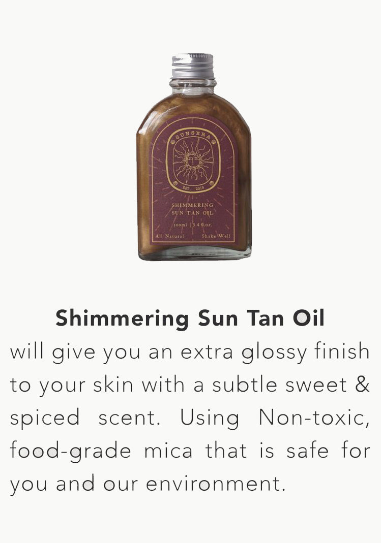 Shimmering Sun Tan Oil