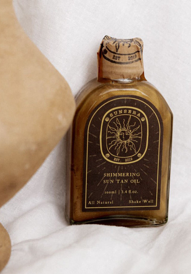 Shimmering Sun Tan Oil
