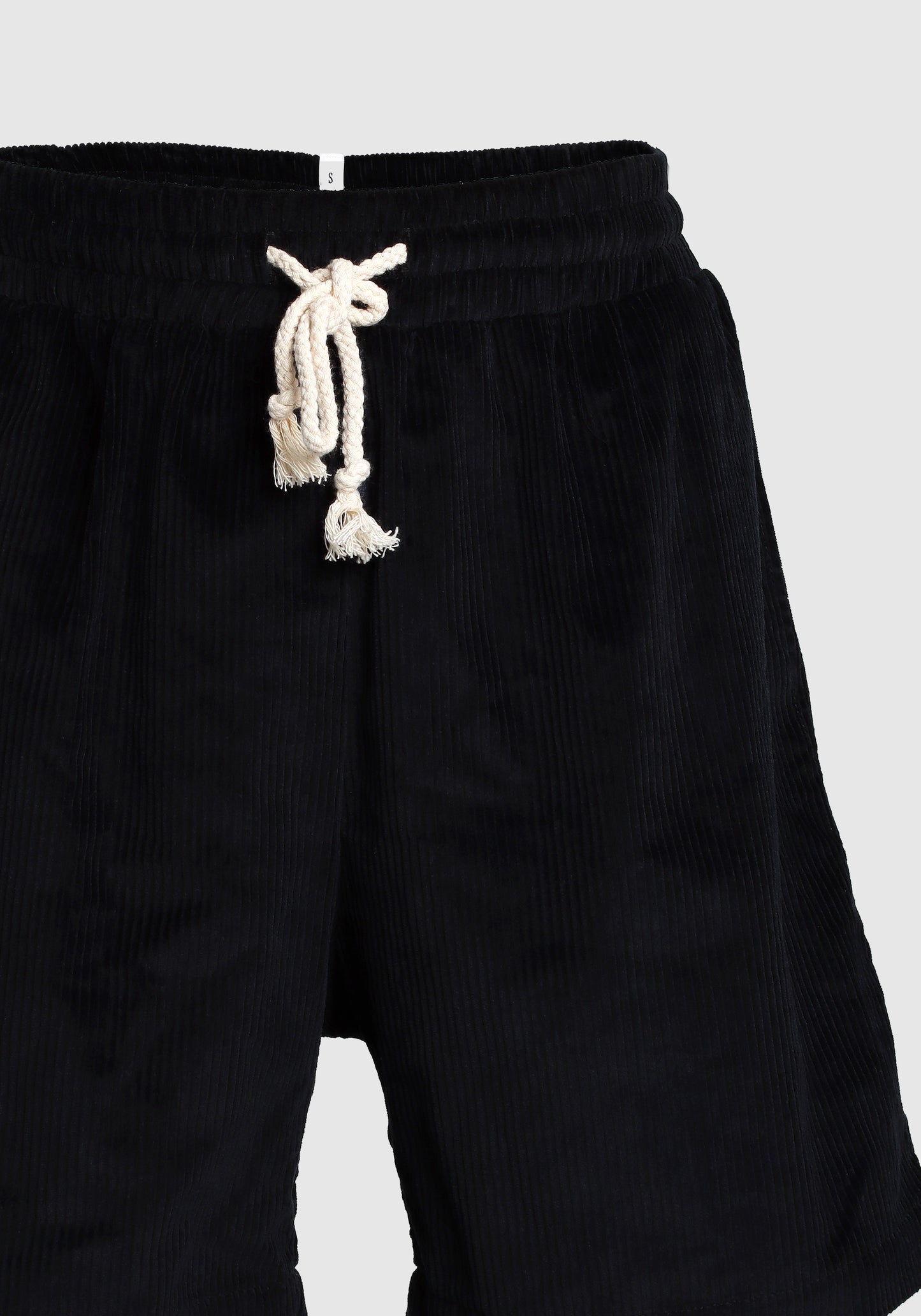Corduroy Short Black