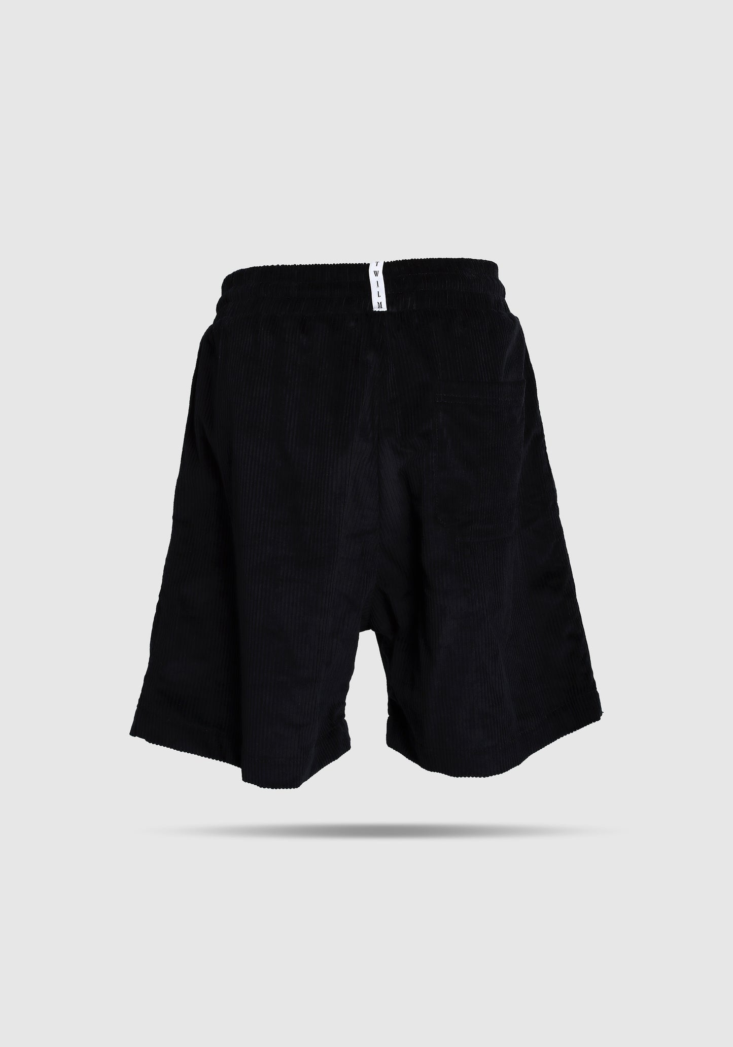 Corduroy Short Black