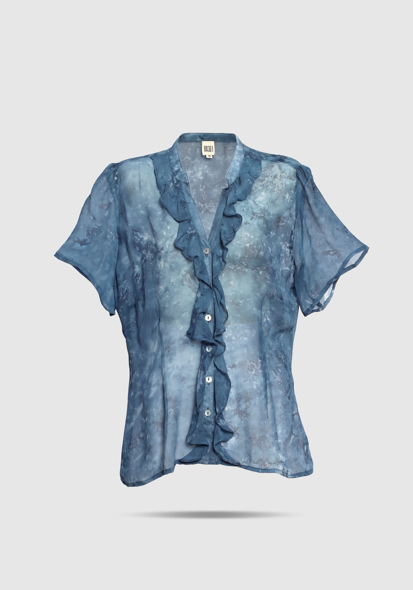 Ruffle Button Shirt