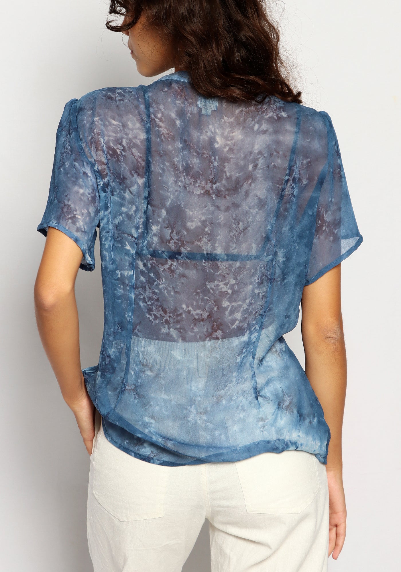 Ruffle Button Shirt