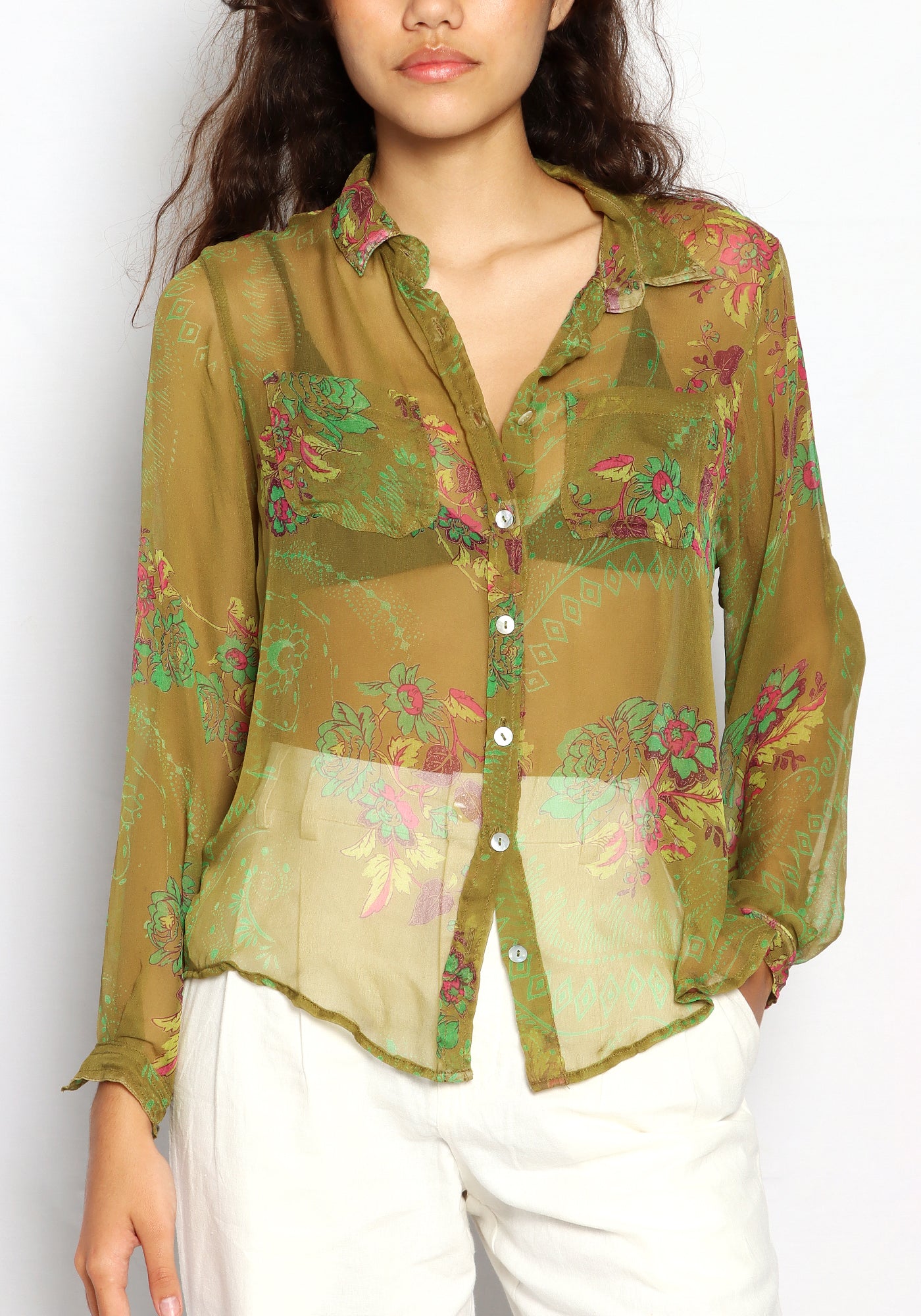 Button Shirt Moss