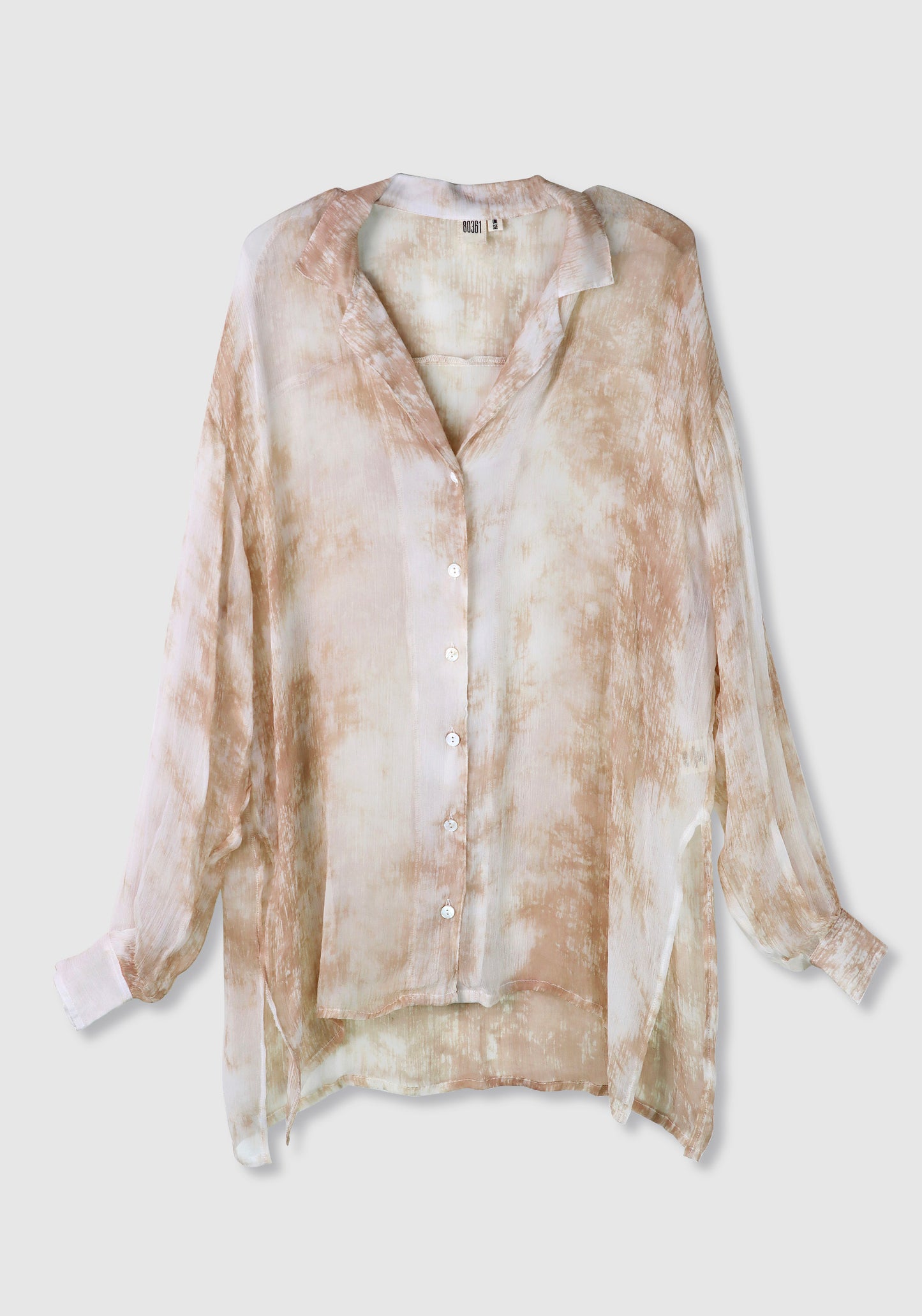 Oversize Satin Shirt V.2 Tiedye