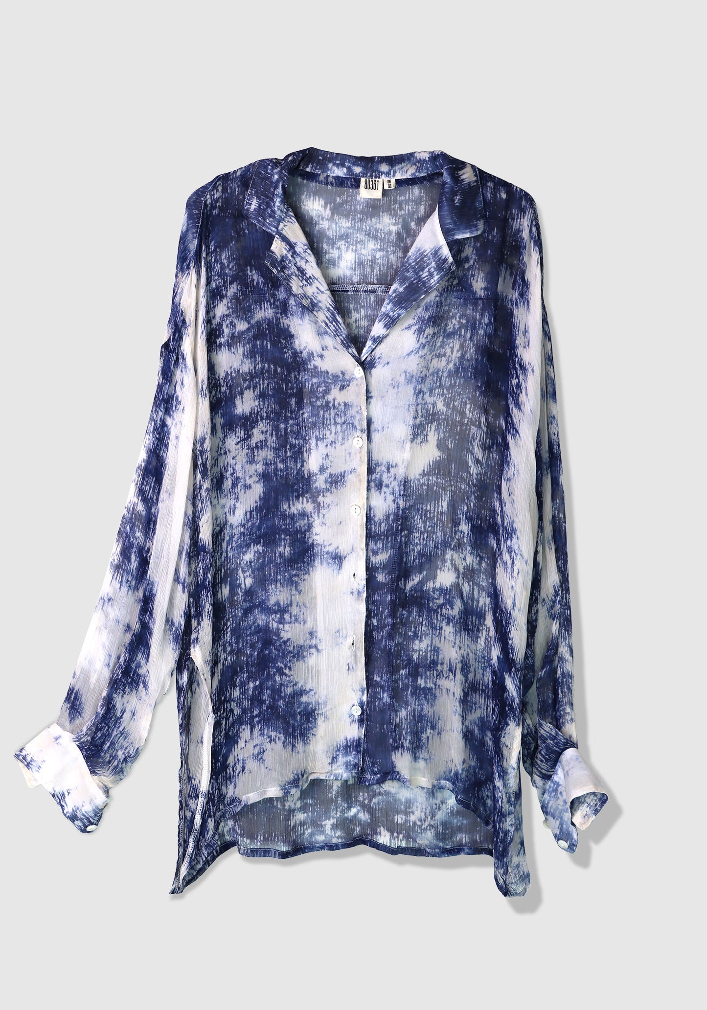 Oversize Satin Shirt V.2 Tiedye