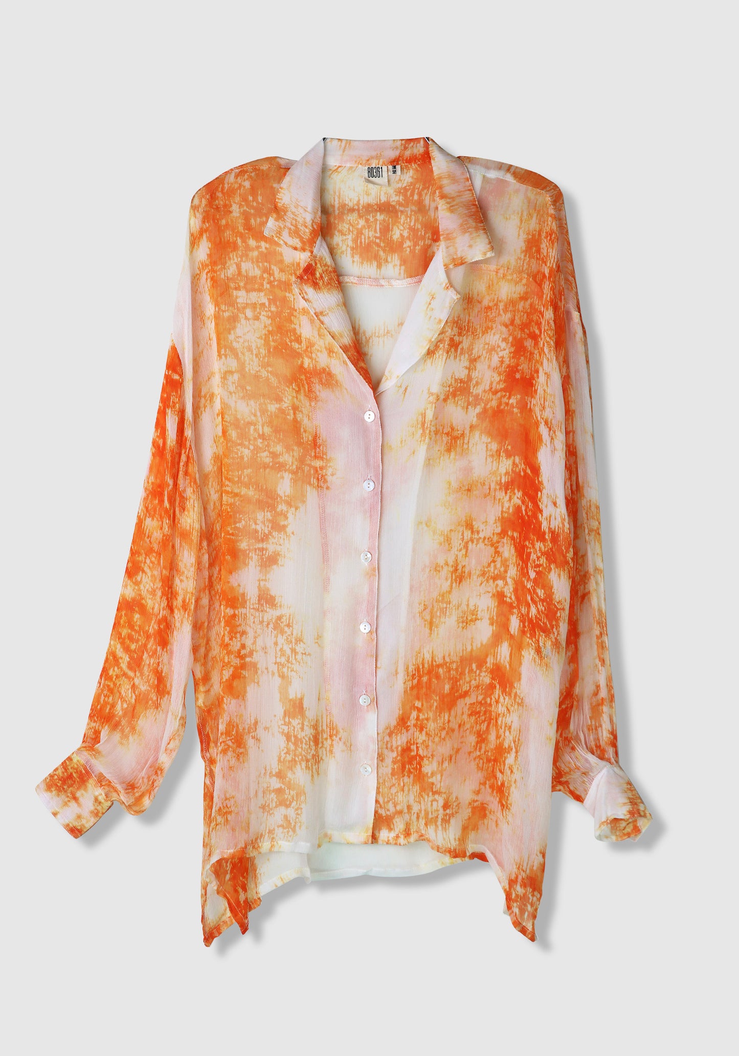 Oversize Satin Shirt V.2 Tiedye