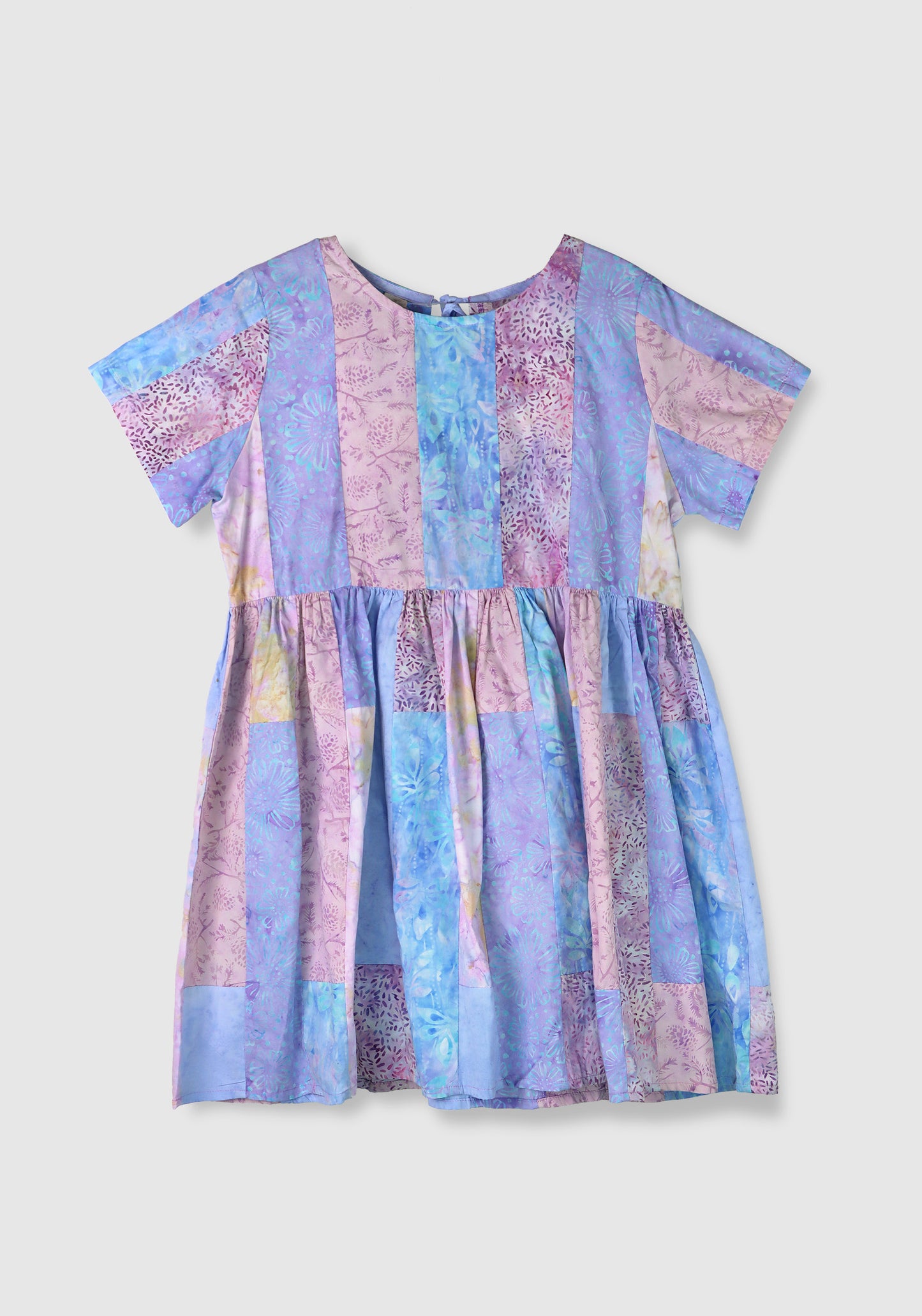 Tie Patchwork Dress