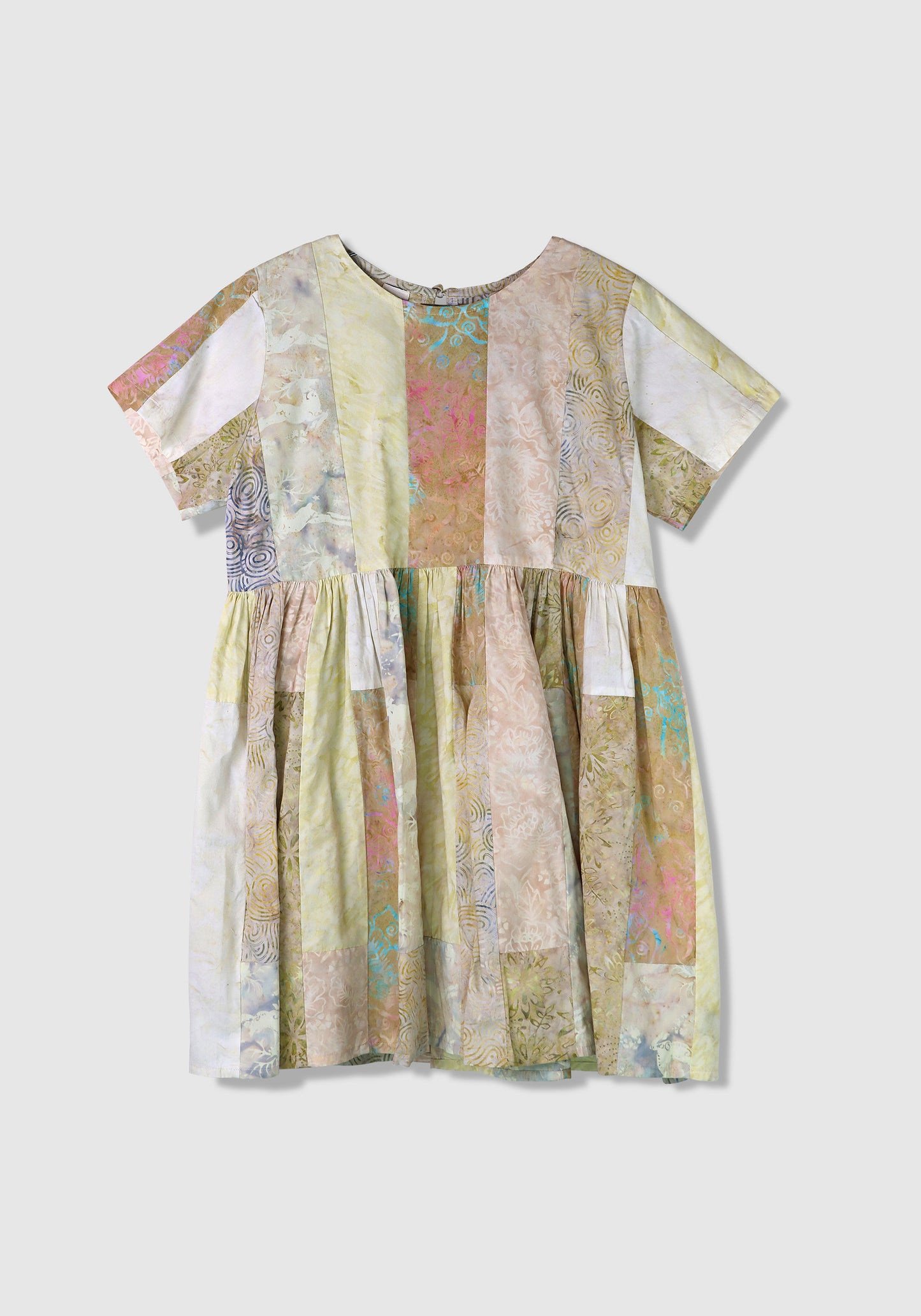 Tie Patchwork Dress