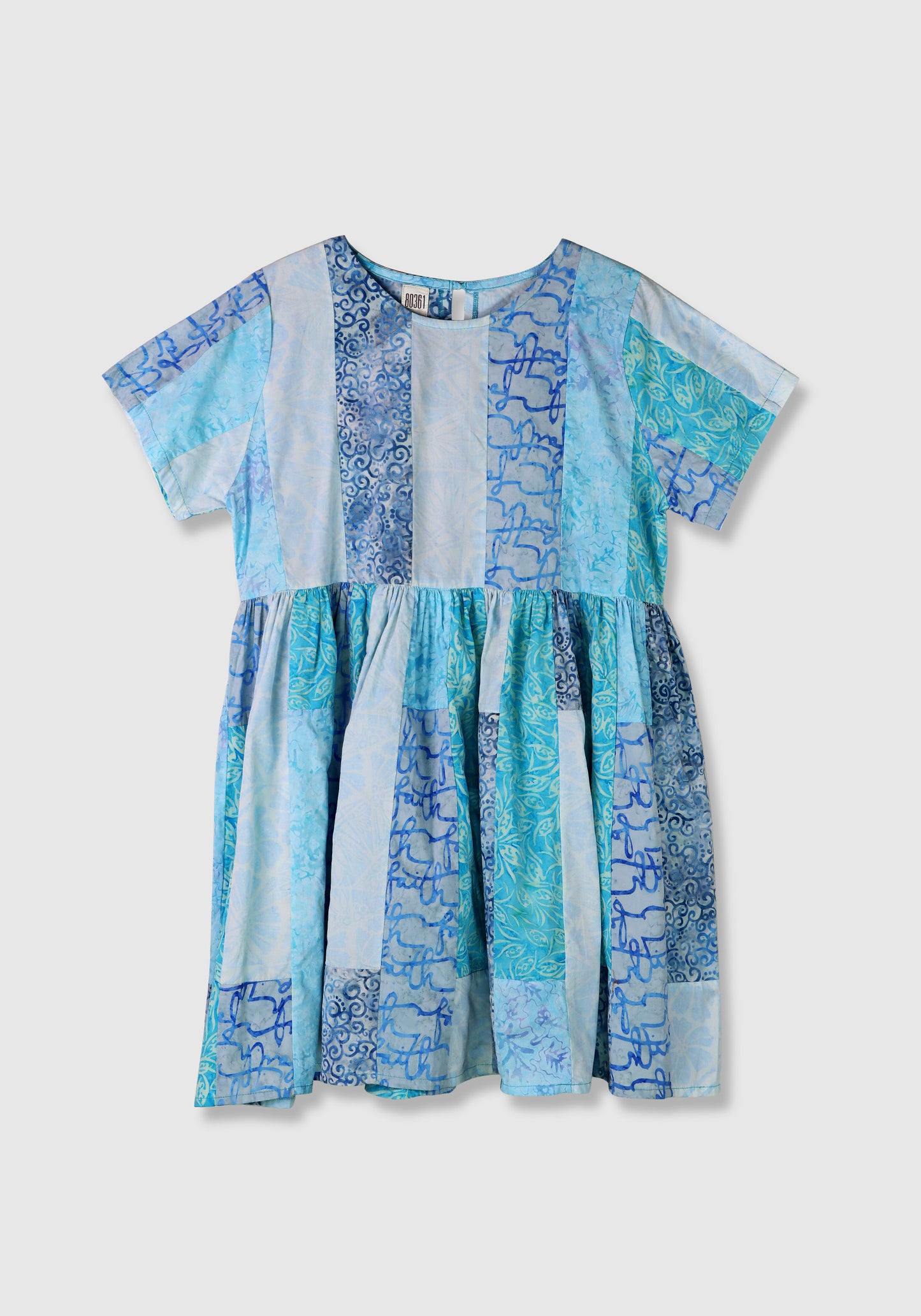 Tie Patchwork Dress