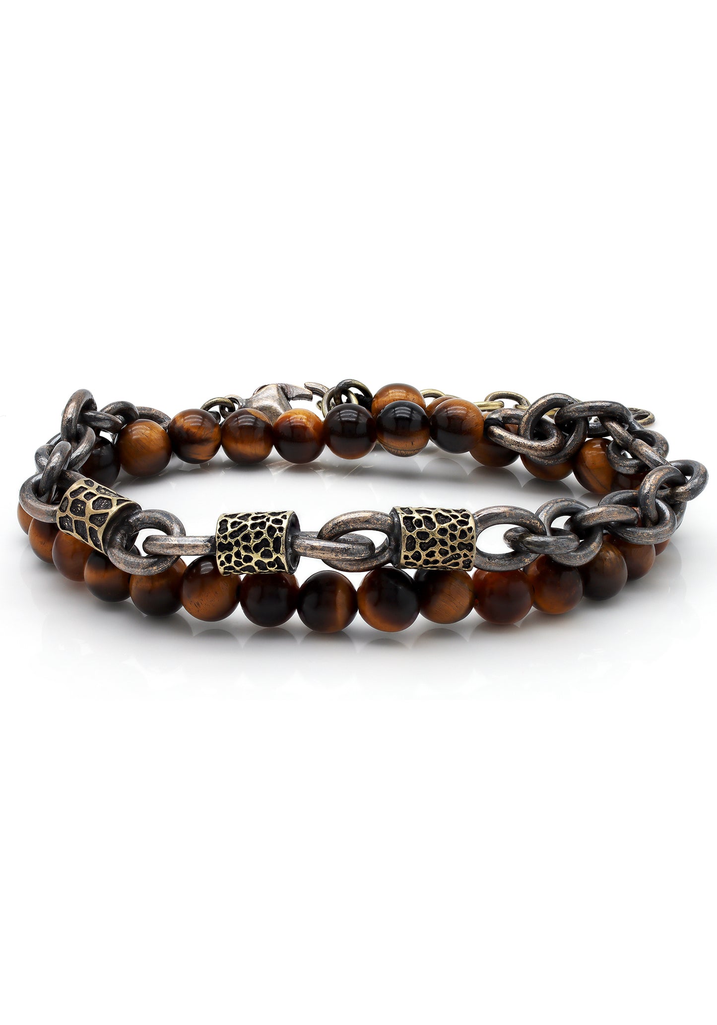 Leopard Tiger Eye Wrap Bracelet