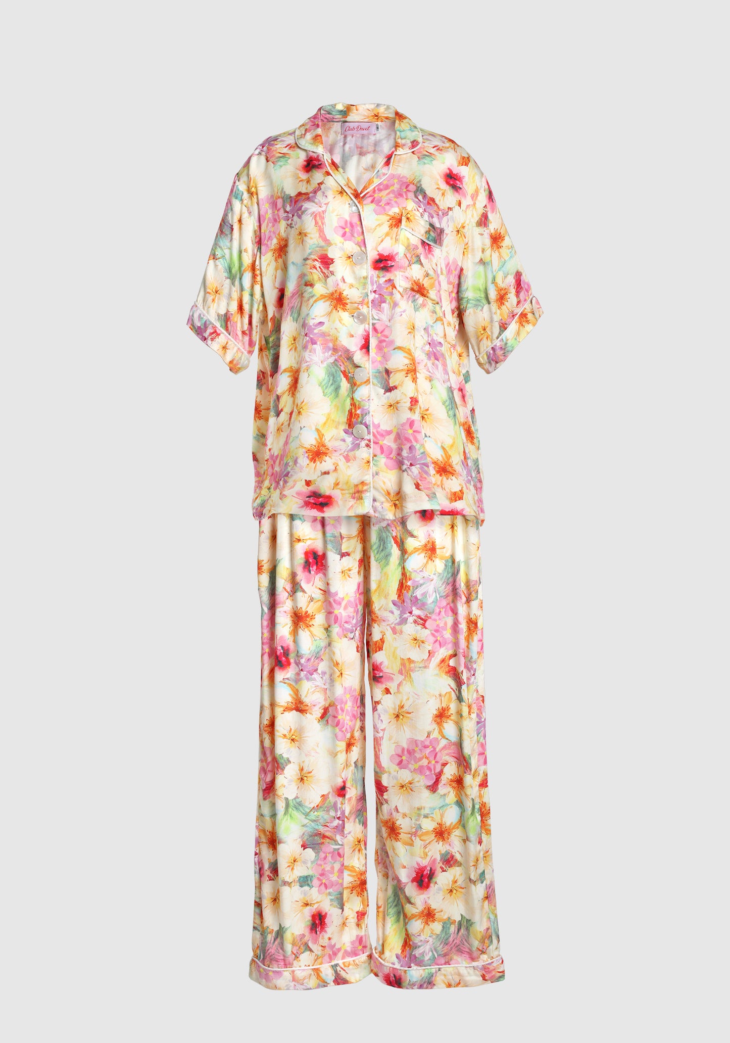 PJ Set Long Pant Silk D
