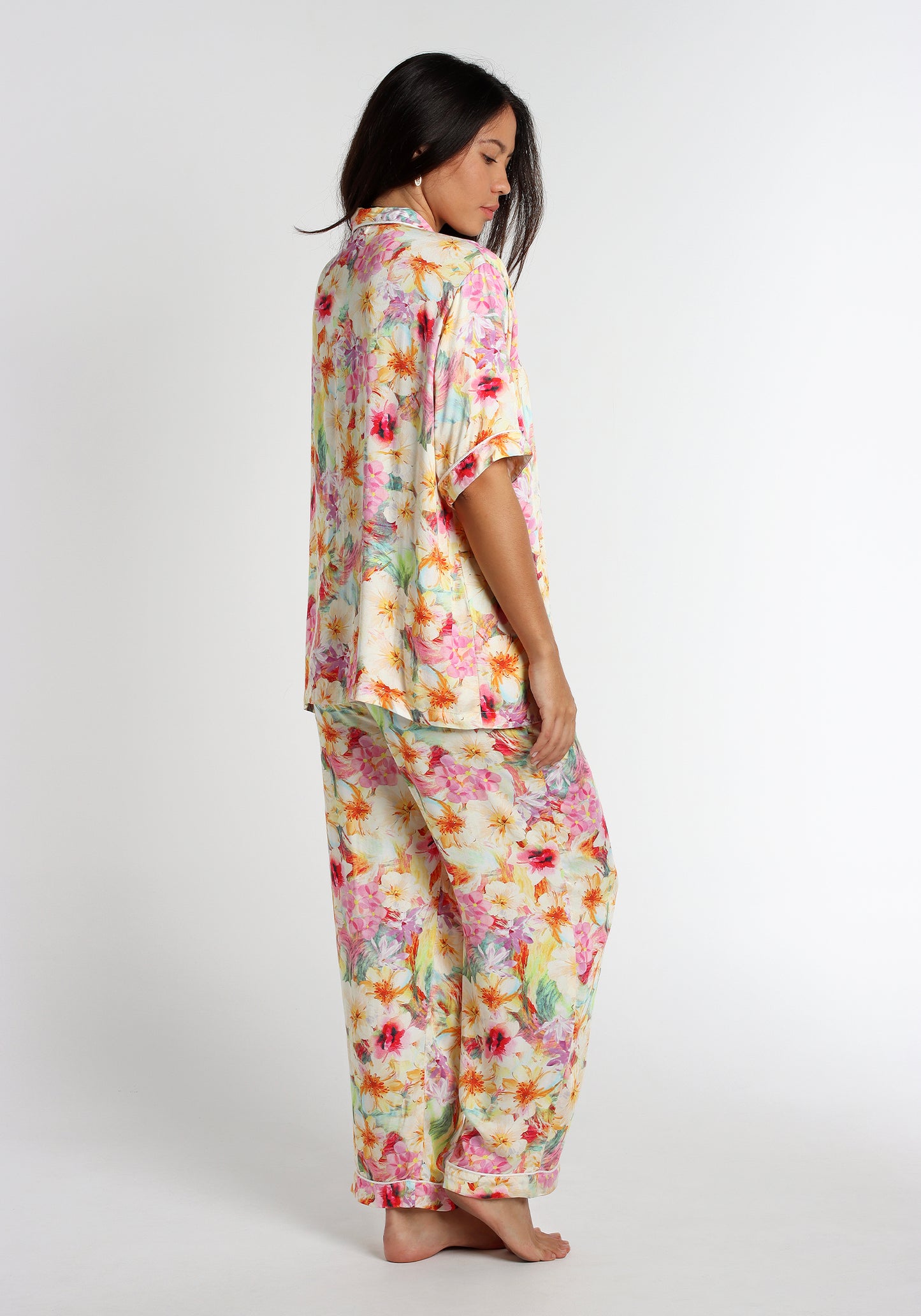 PJ Set Long Pant Silk D