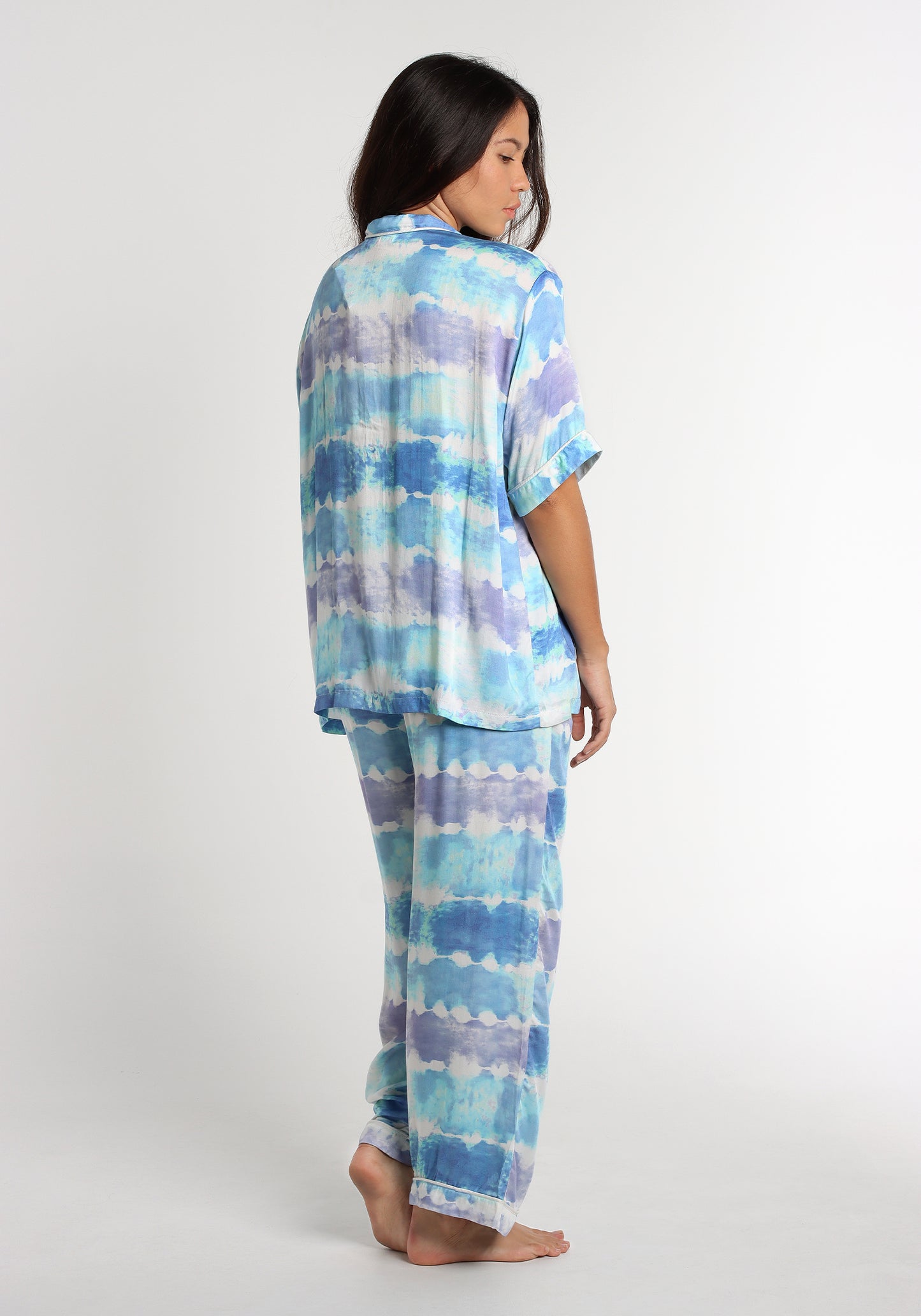 PJ Set Long Pant Silk F