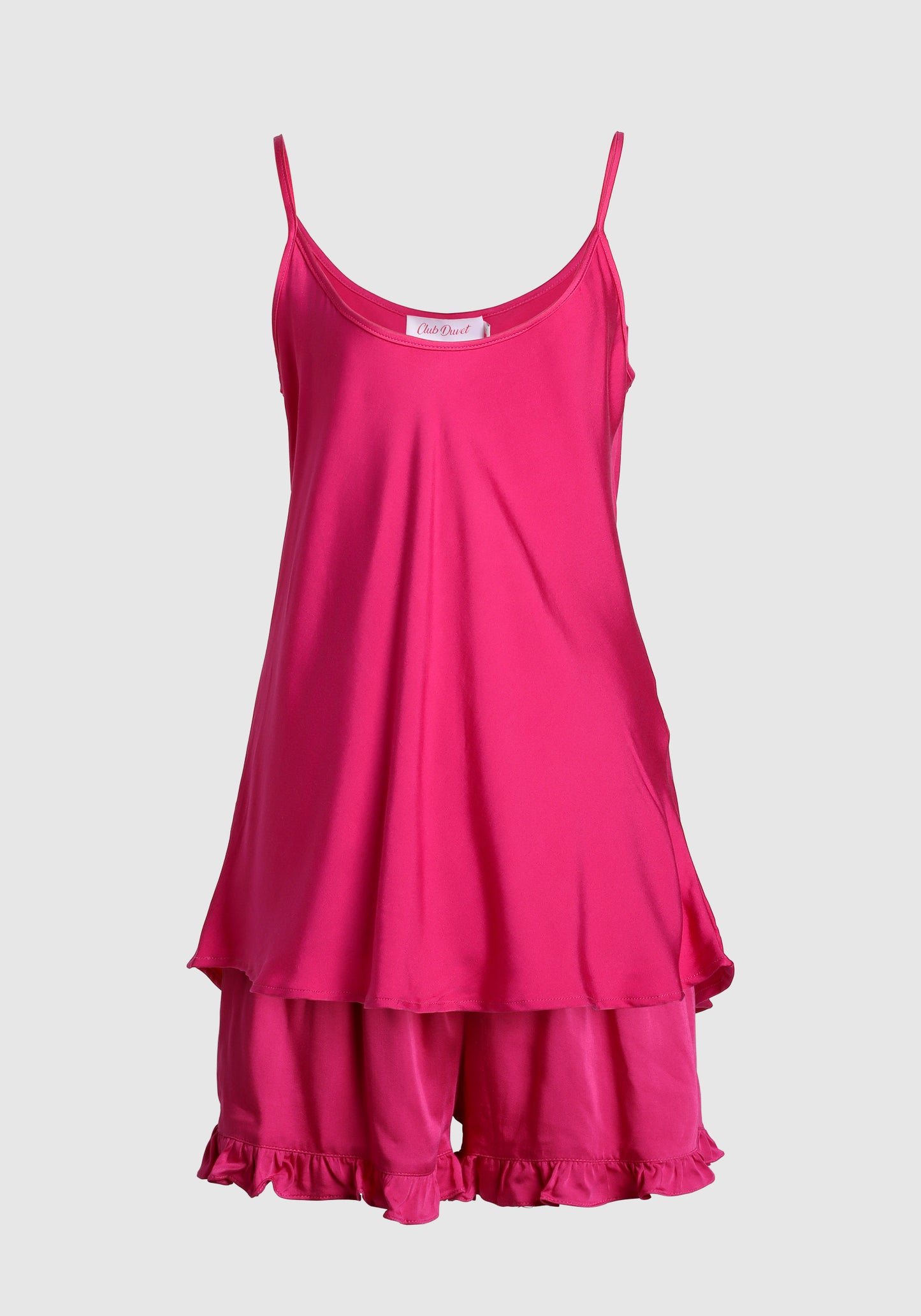 PJ Set Bamboo Satin Hot Pink