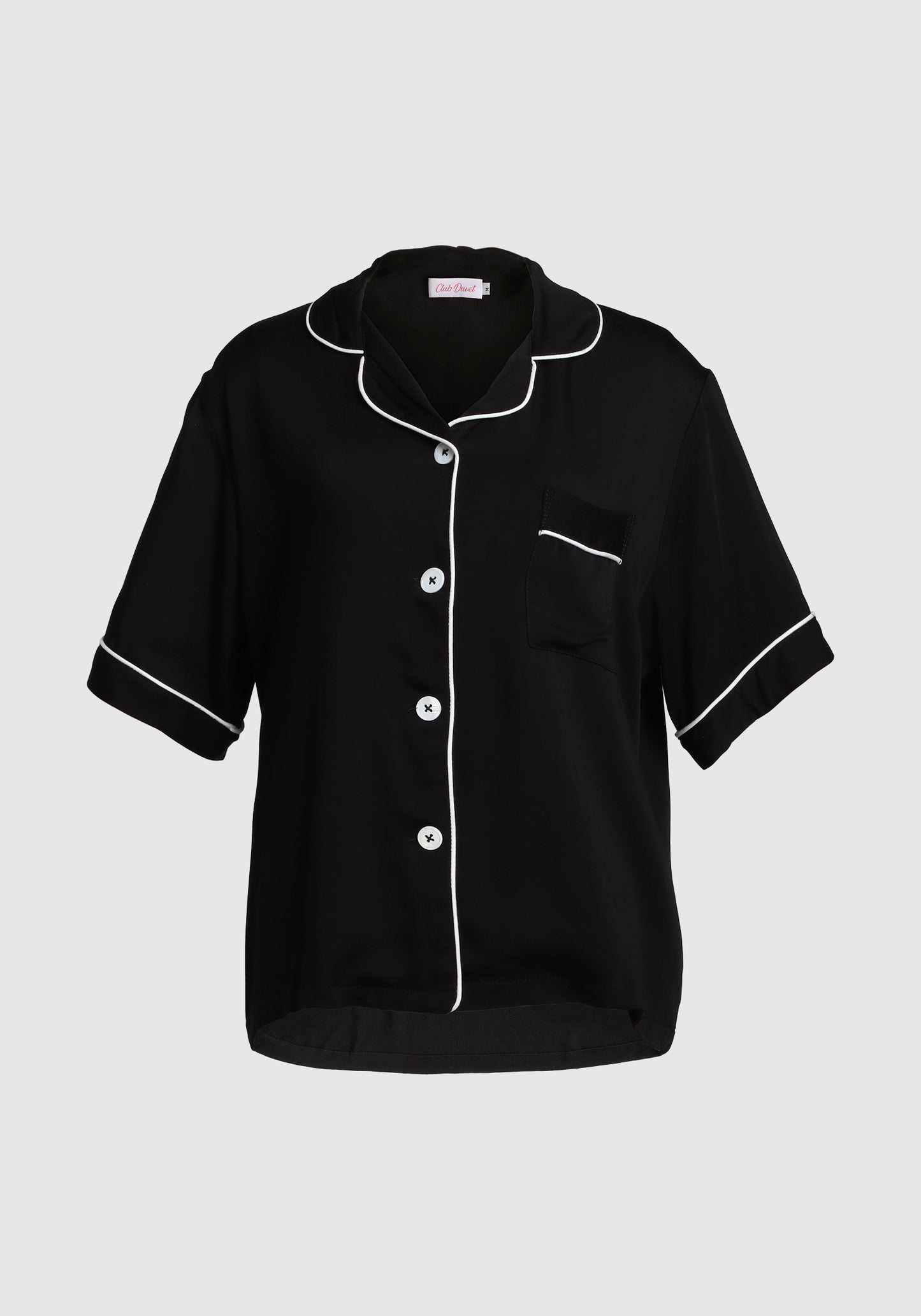 PJ Set Short Silk Black