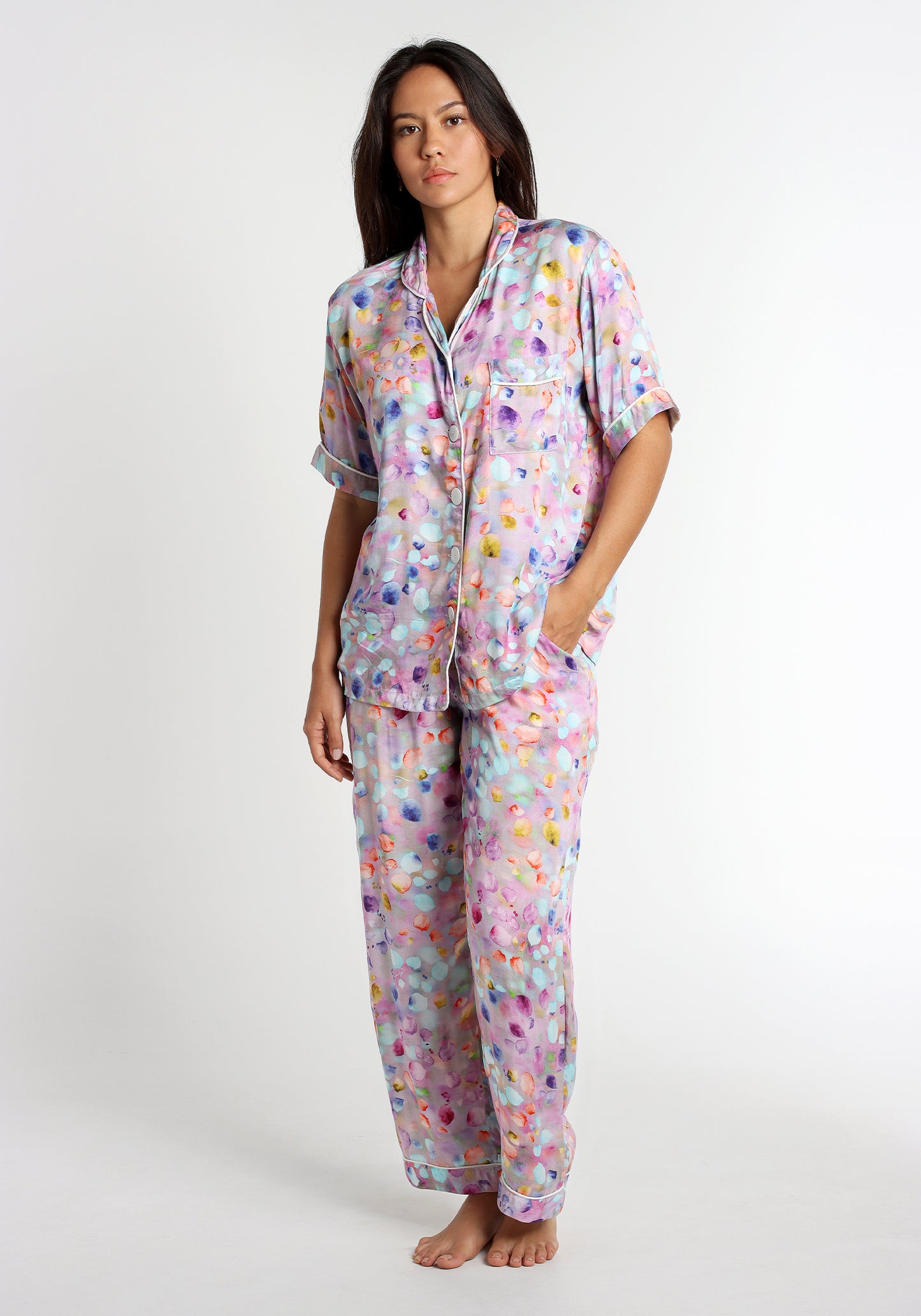 PJ Set Long Pant Silk G