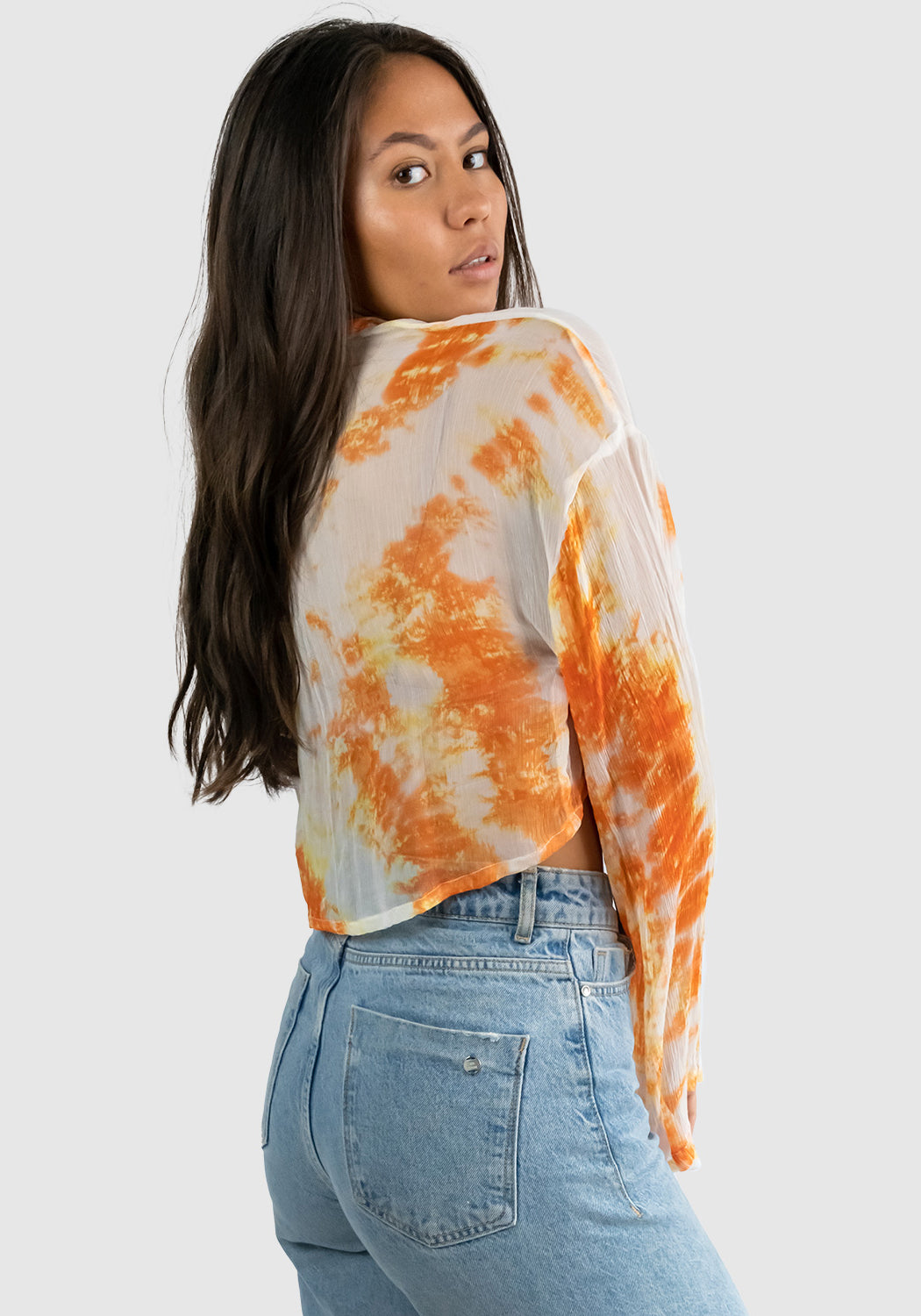 Cropped Long Sleeve V.2 Tiedye