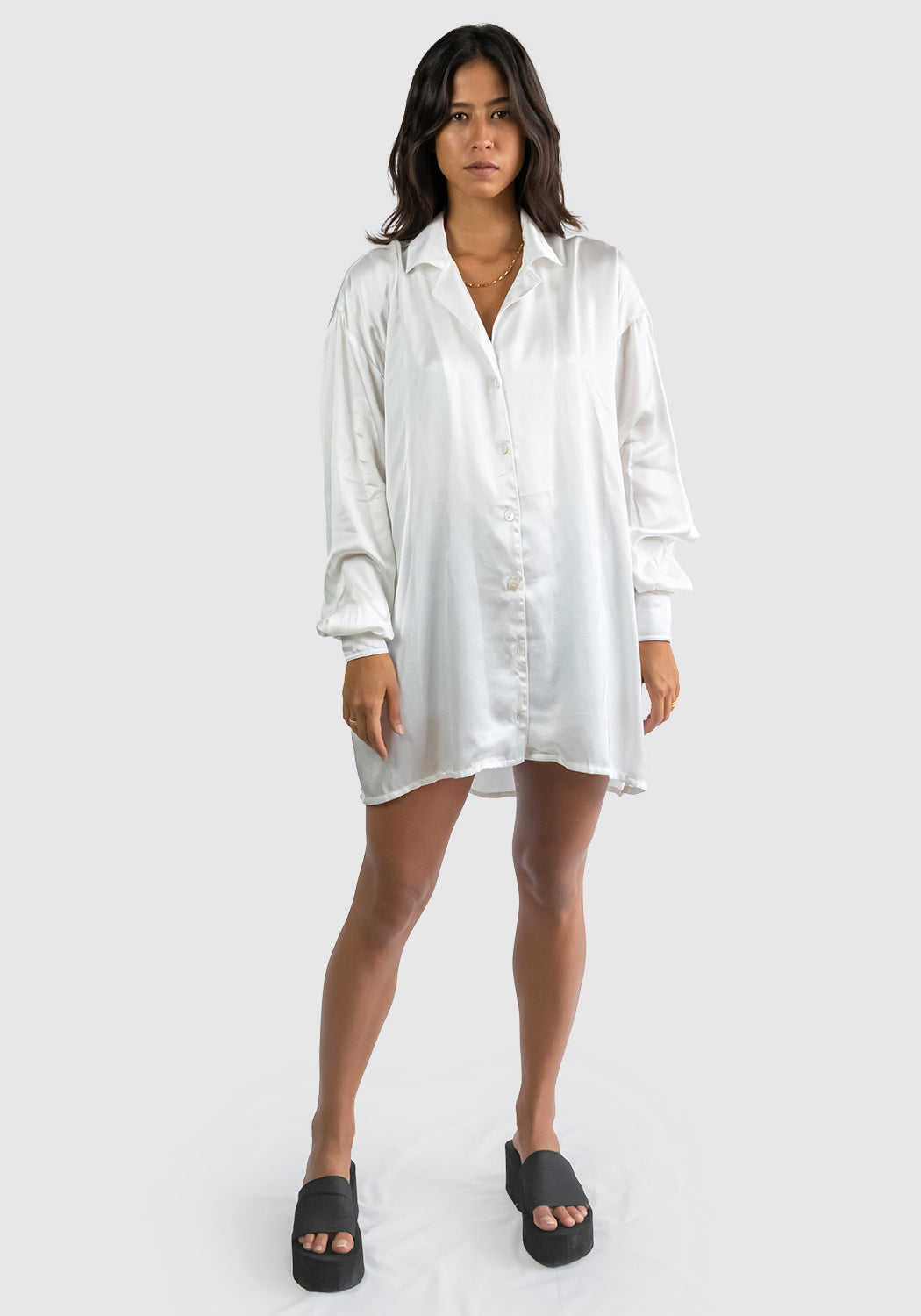 Oversize Satin Shirt V.1