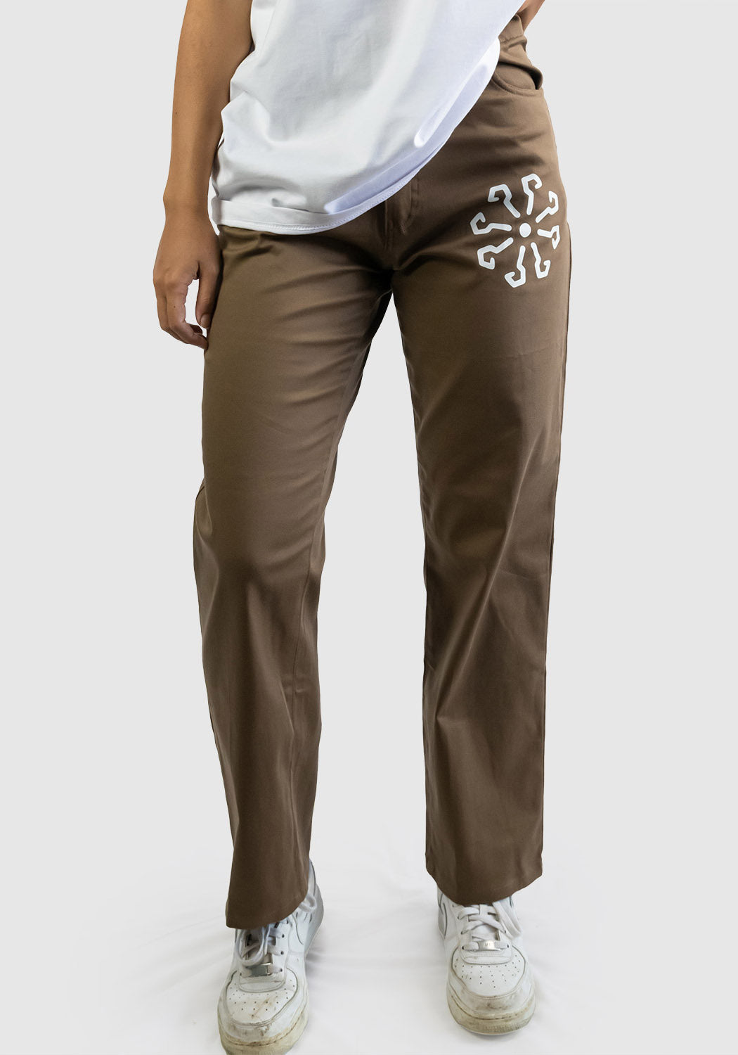 Logo Khakis Womens Pants