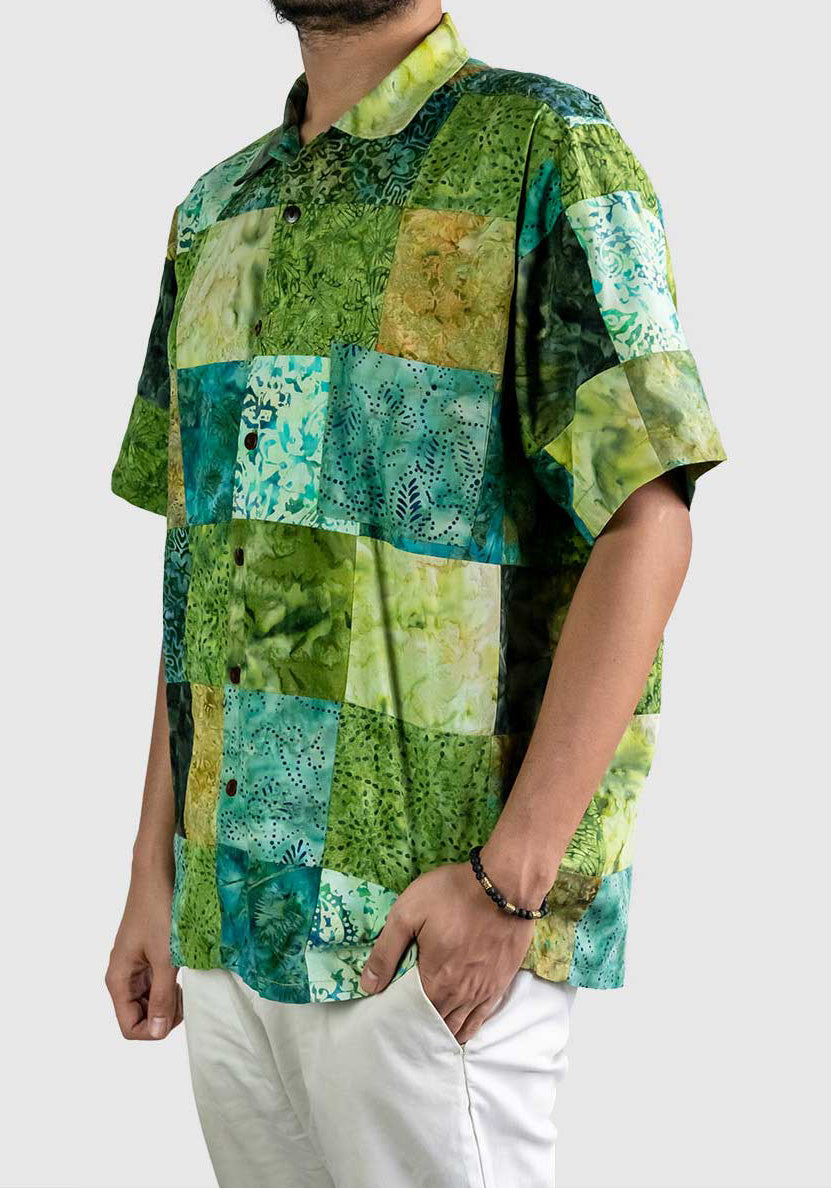 Mens Patchwork Shirt