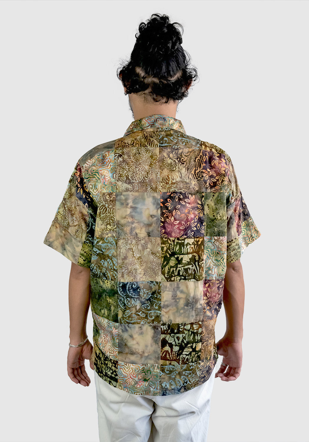 Mens Patchwork Shirt