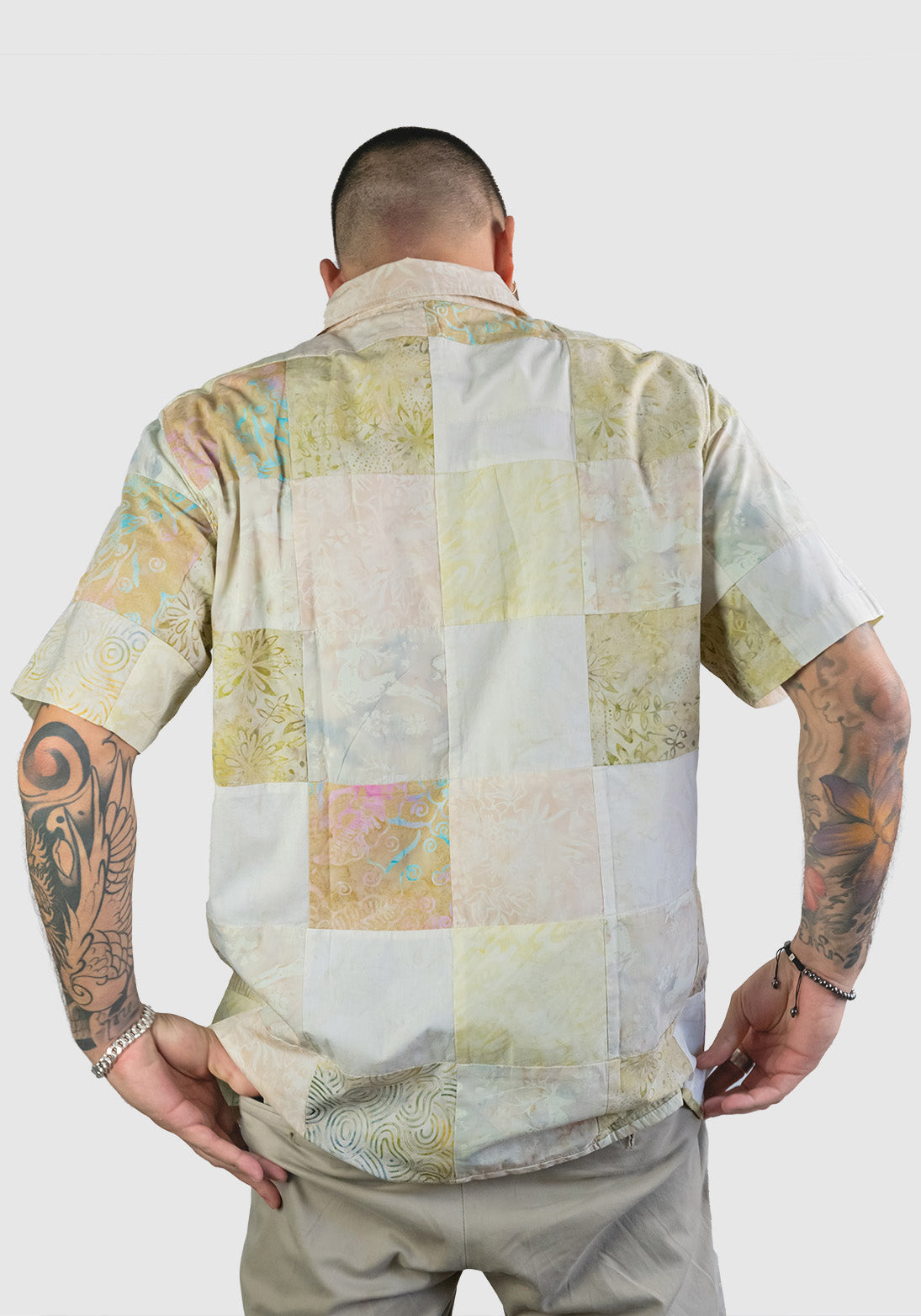 Mens Patchwork Shirt