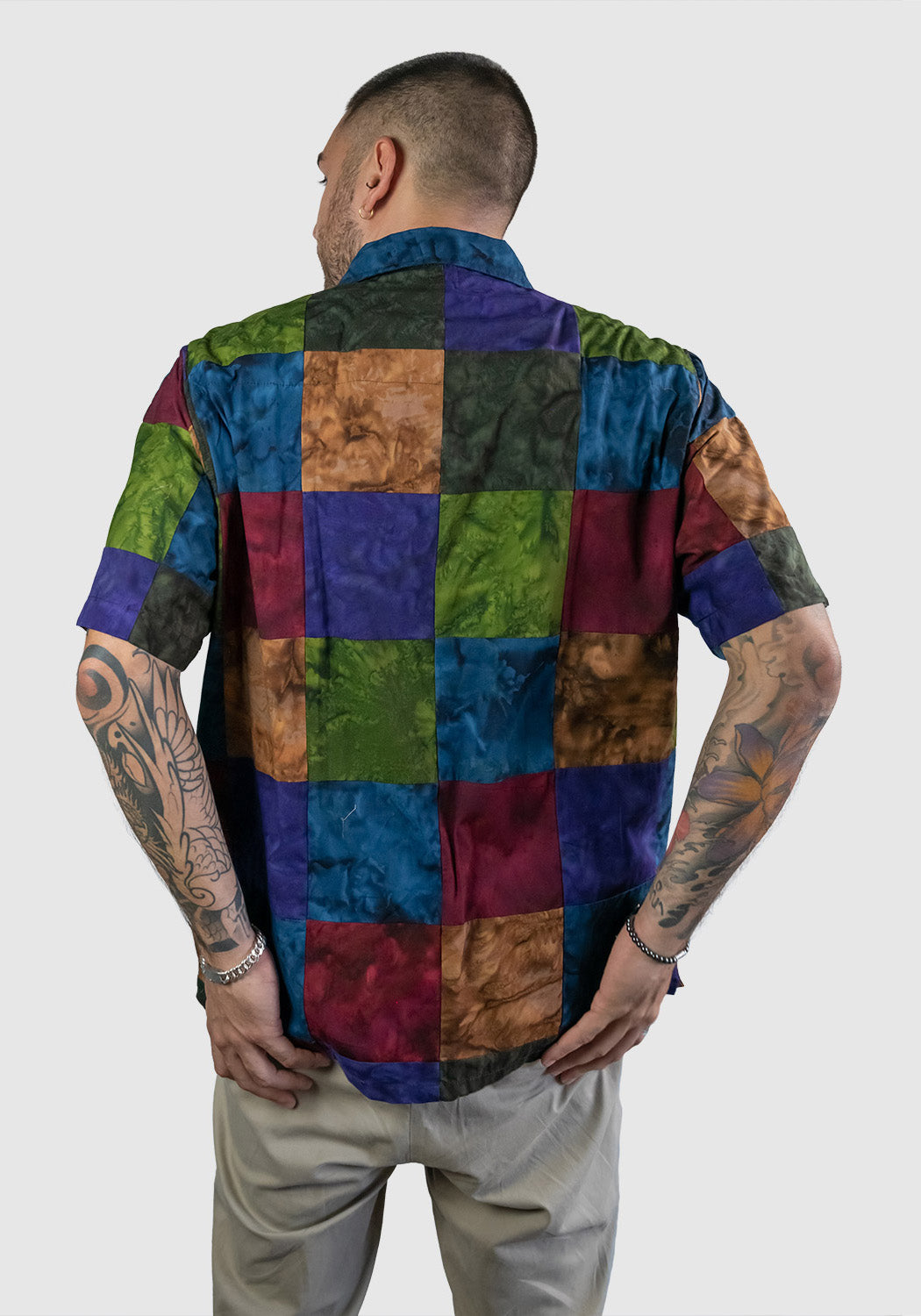 Mens Patchwork Shirt