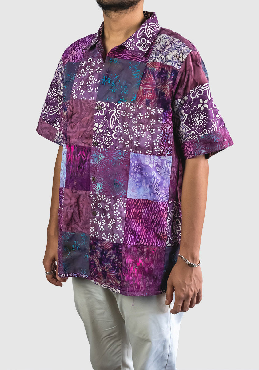 Mens Patchwork Shirt