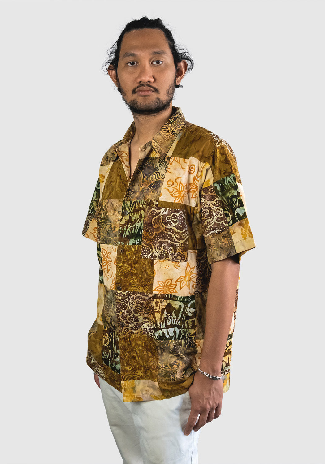 Mens Patchwork Shirt