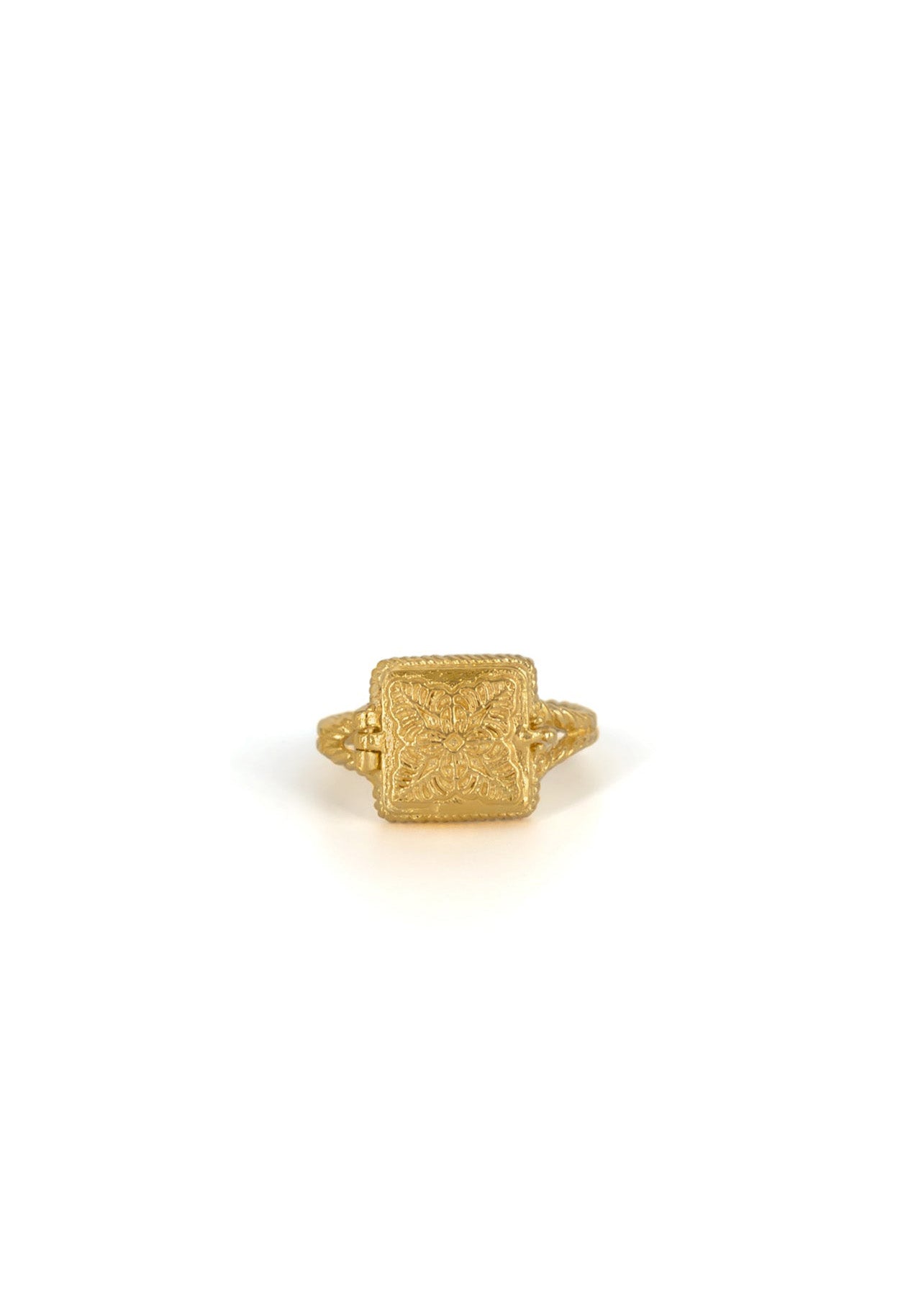 Batik Locket Ring