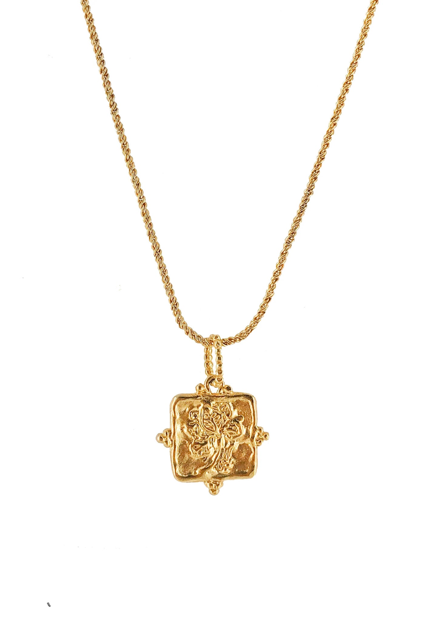 Golden Flower Necklace - Vermeil