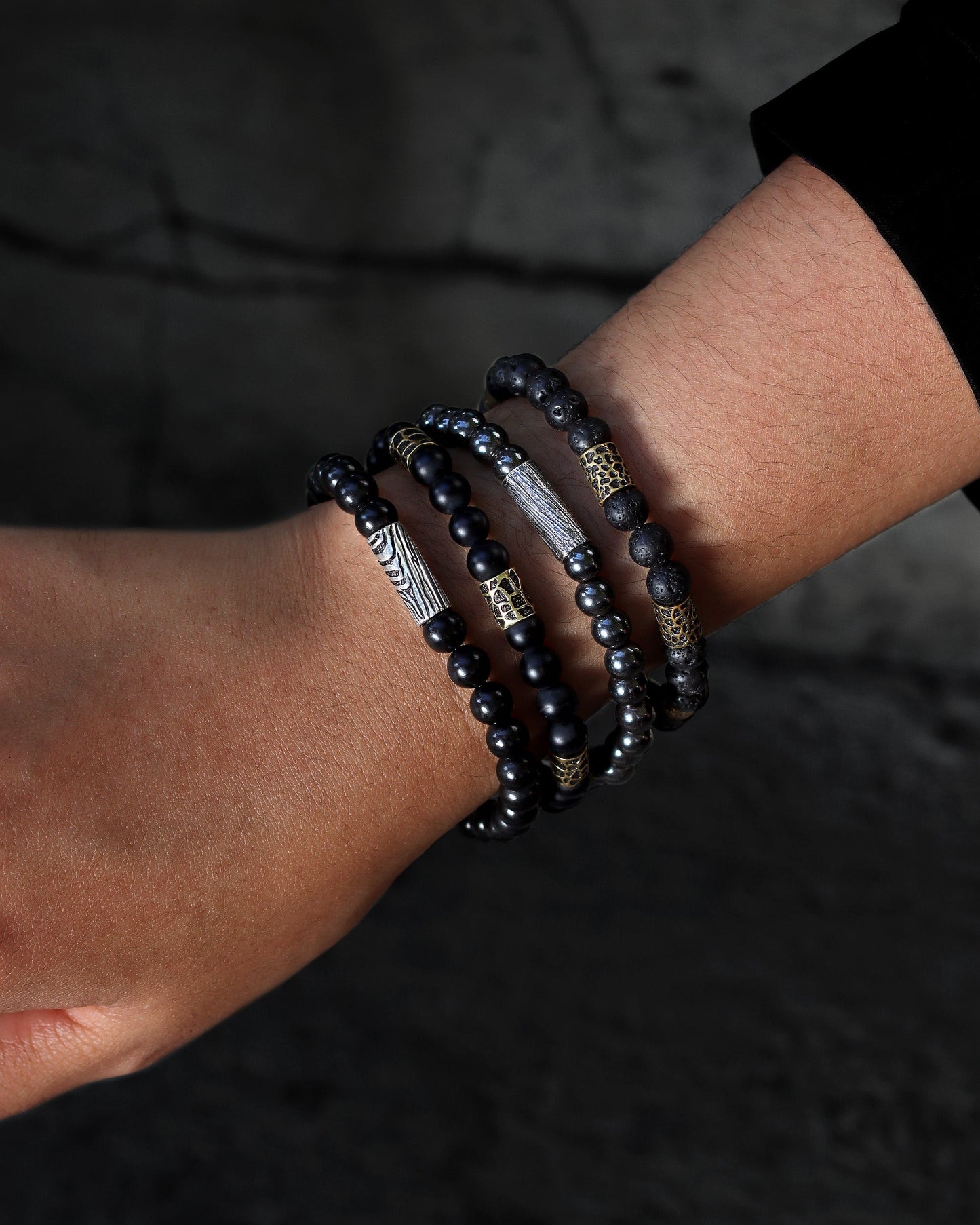 Elephant Hematite Adjustable Bracelet (Wisdom & Focus)