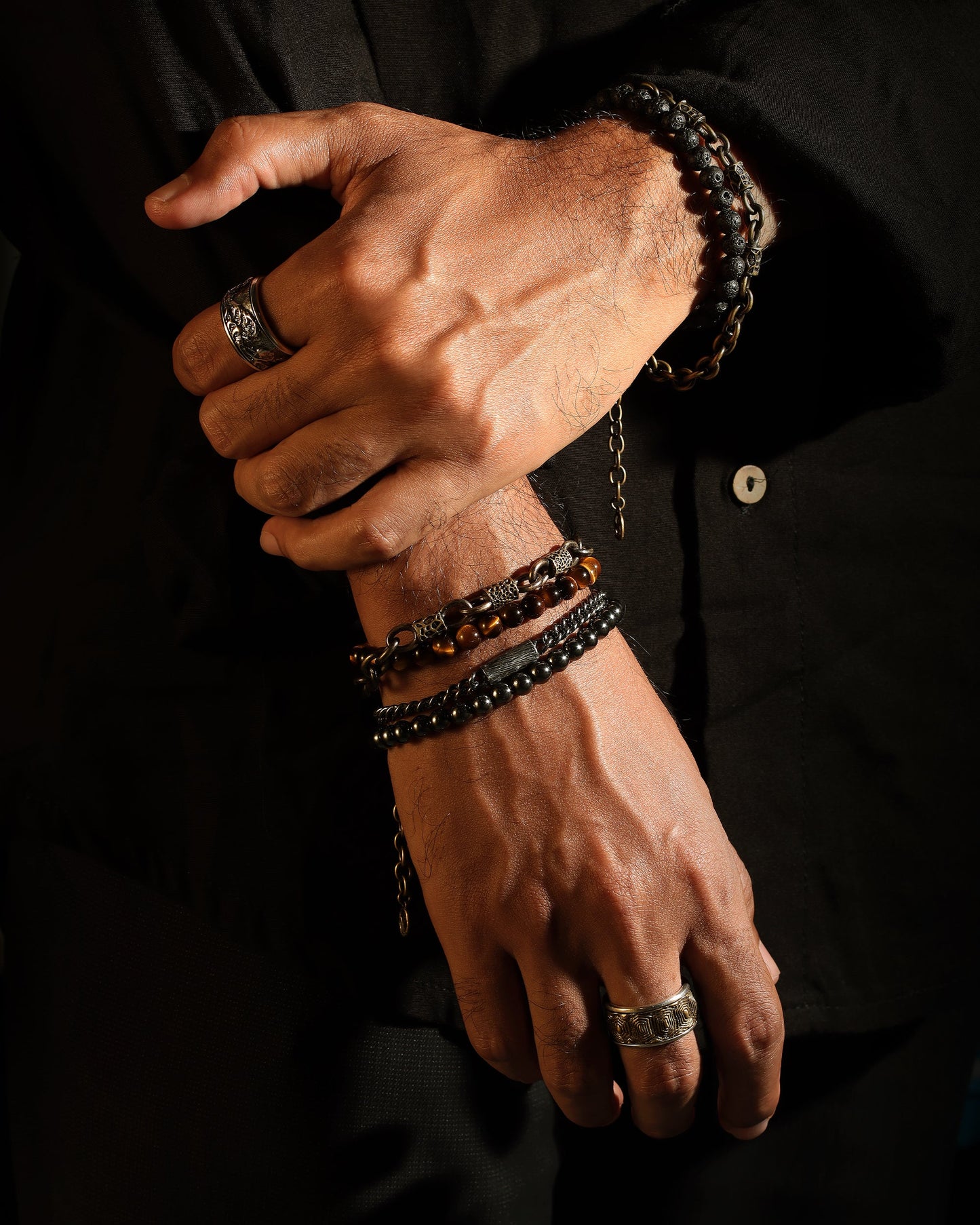 Leopard Tiger Eye Wrap Bracelet