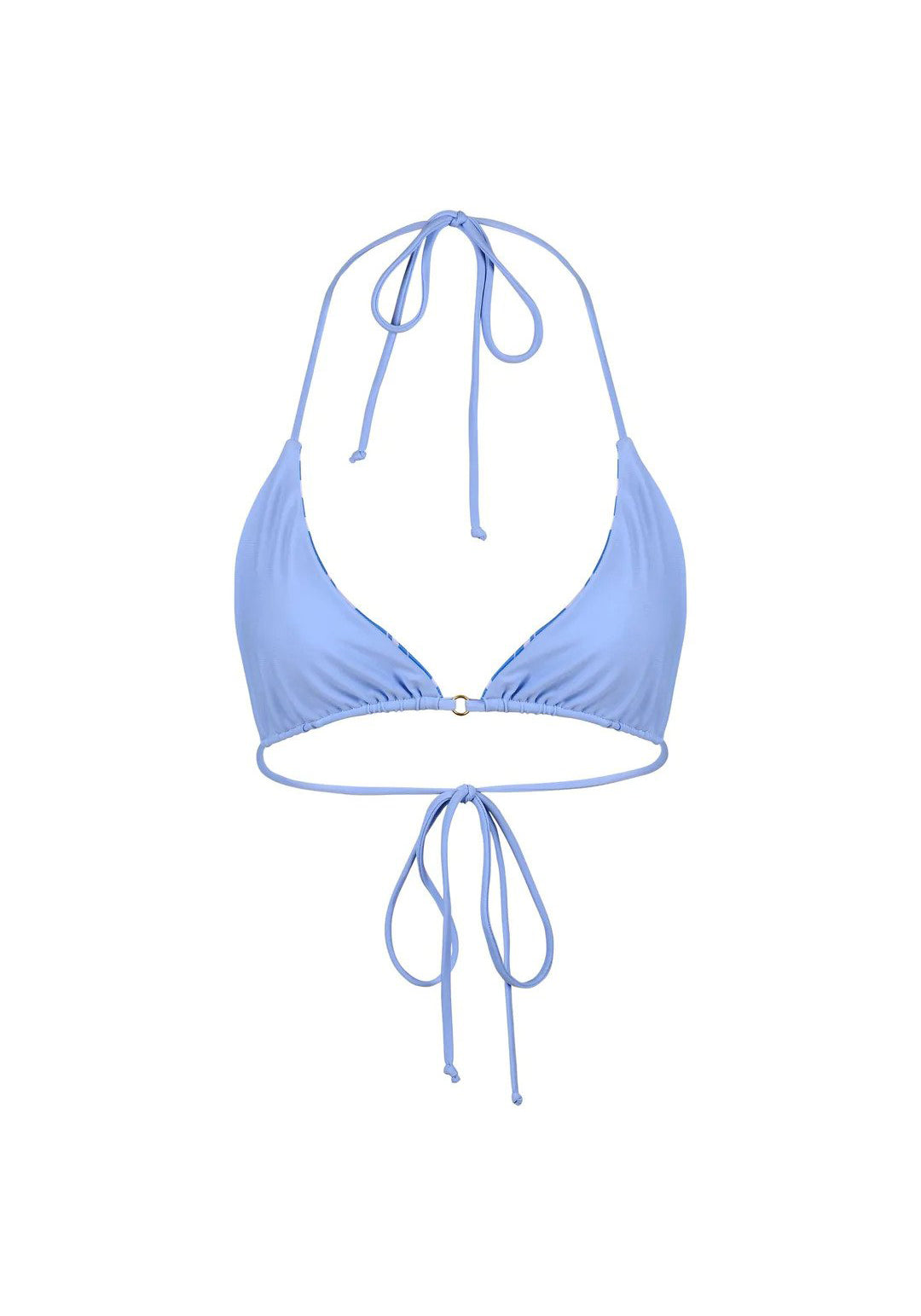 Xena Triangle Top Blue - Swirl