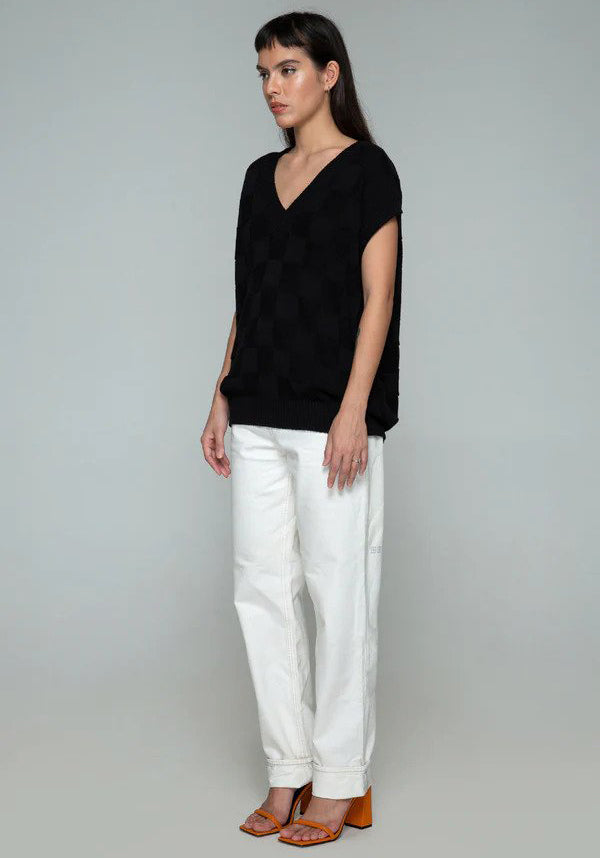 Cross Sea Knit Vest