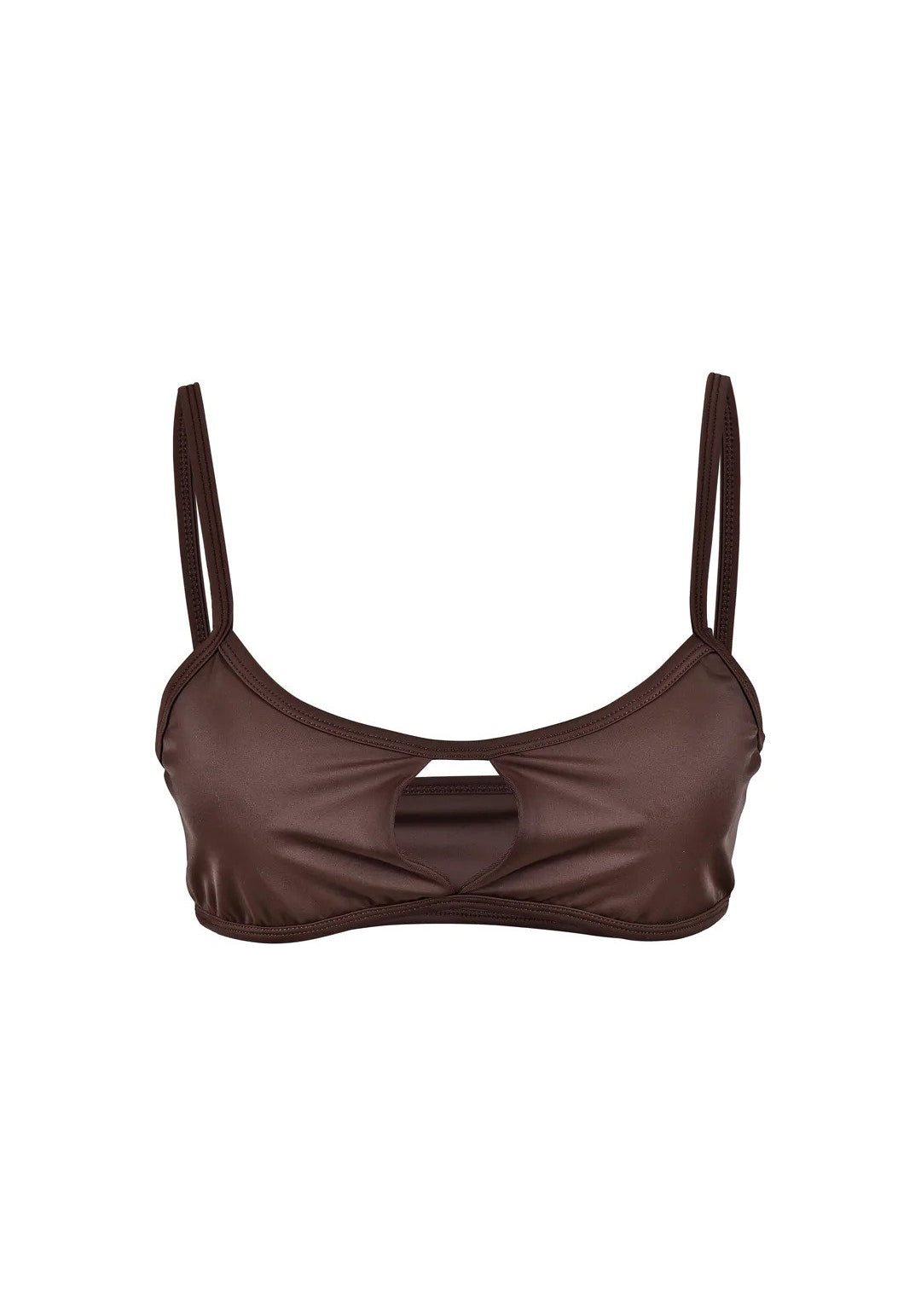 Gaia Bikini Top Choco