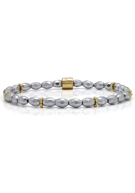Hematite Color Splash Bracelet