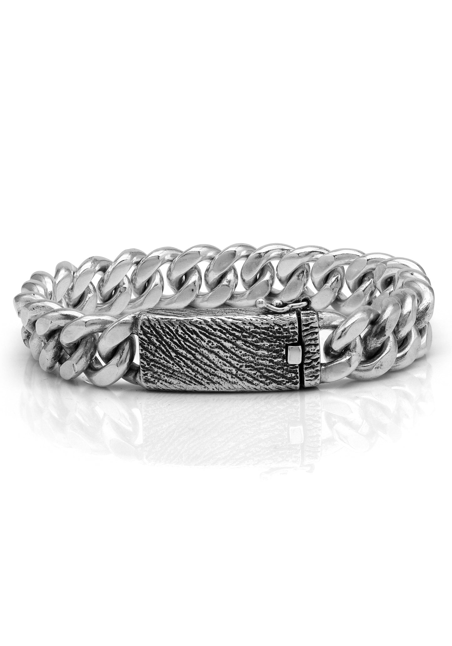 Elephant Curb Chain Bracelet - Sterling Silver