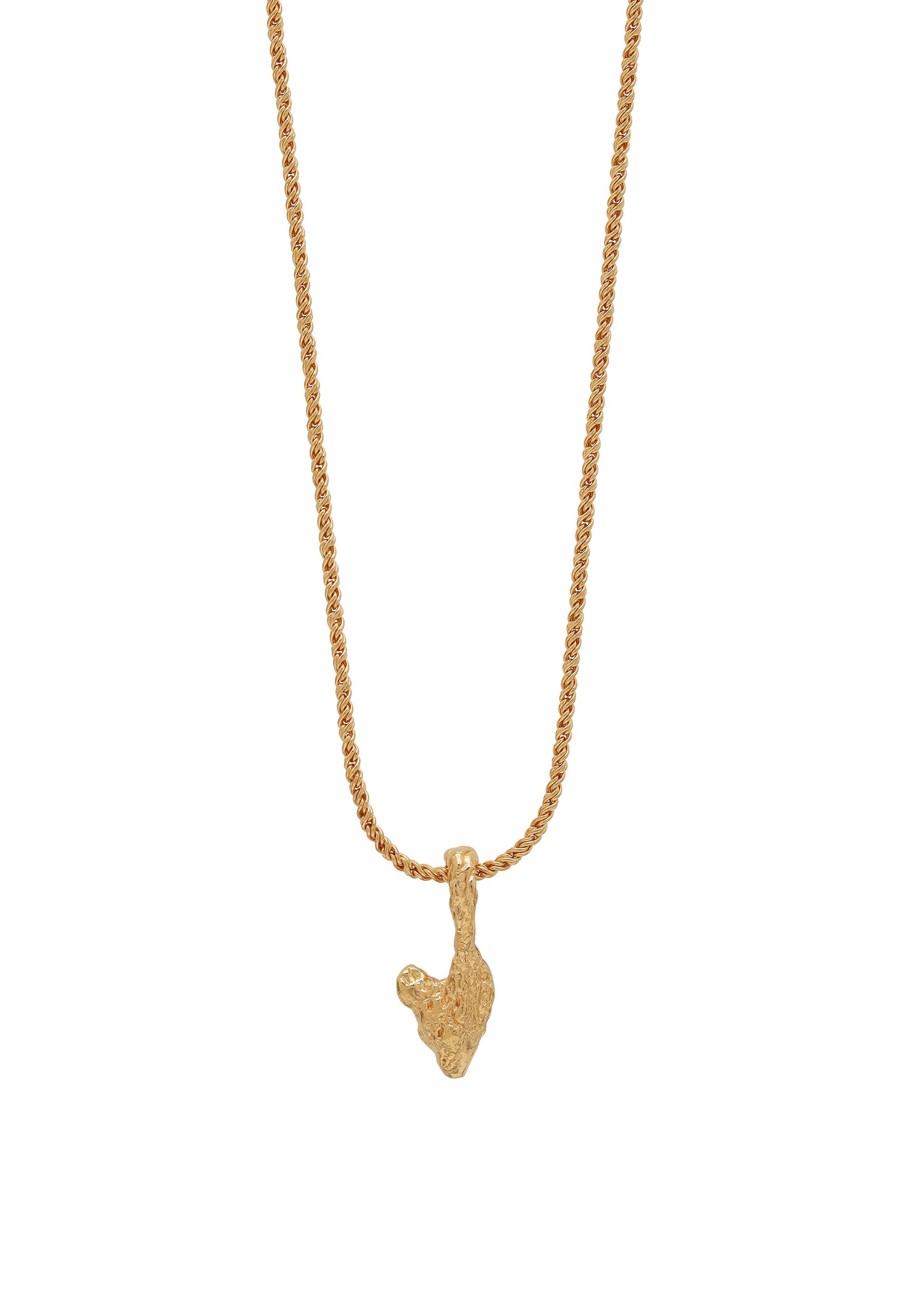 Coral Heart Necklace