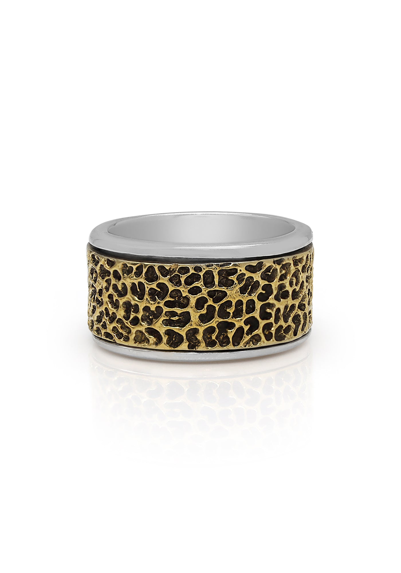 Leopard Spin Ring - M