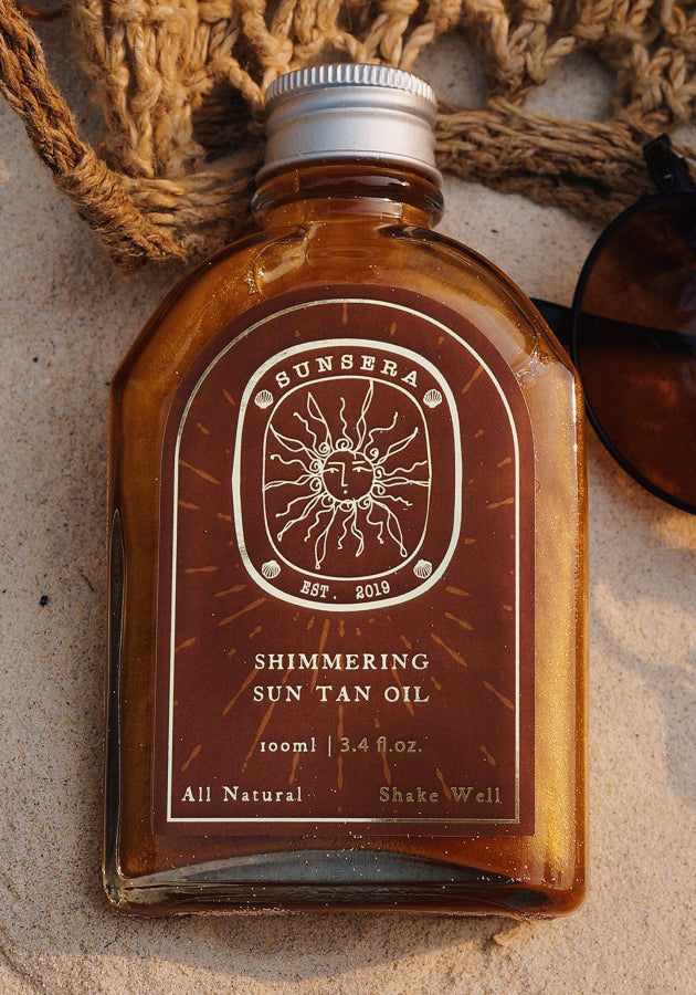 Shimmering Sun Tan Oil