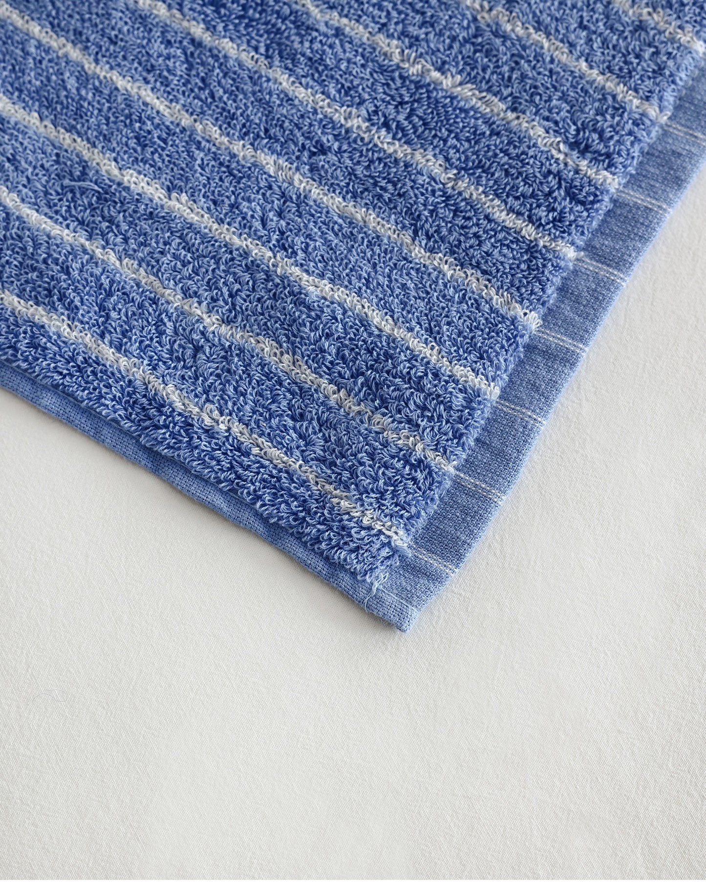 Ocean / White Stripe Towel